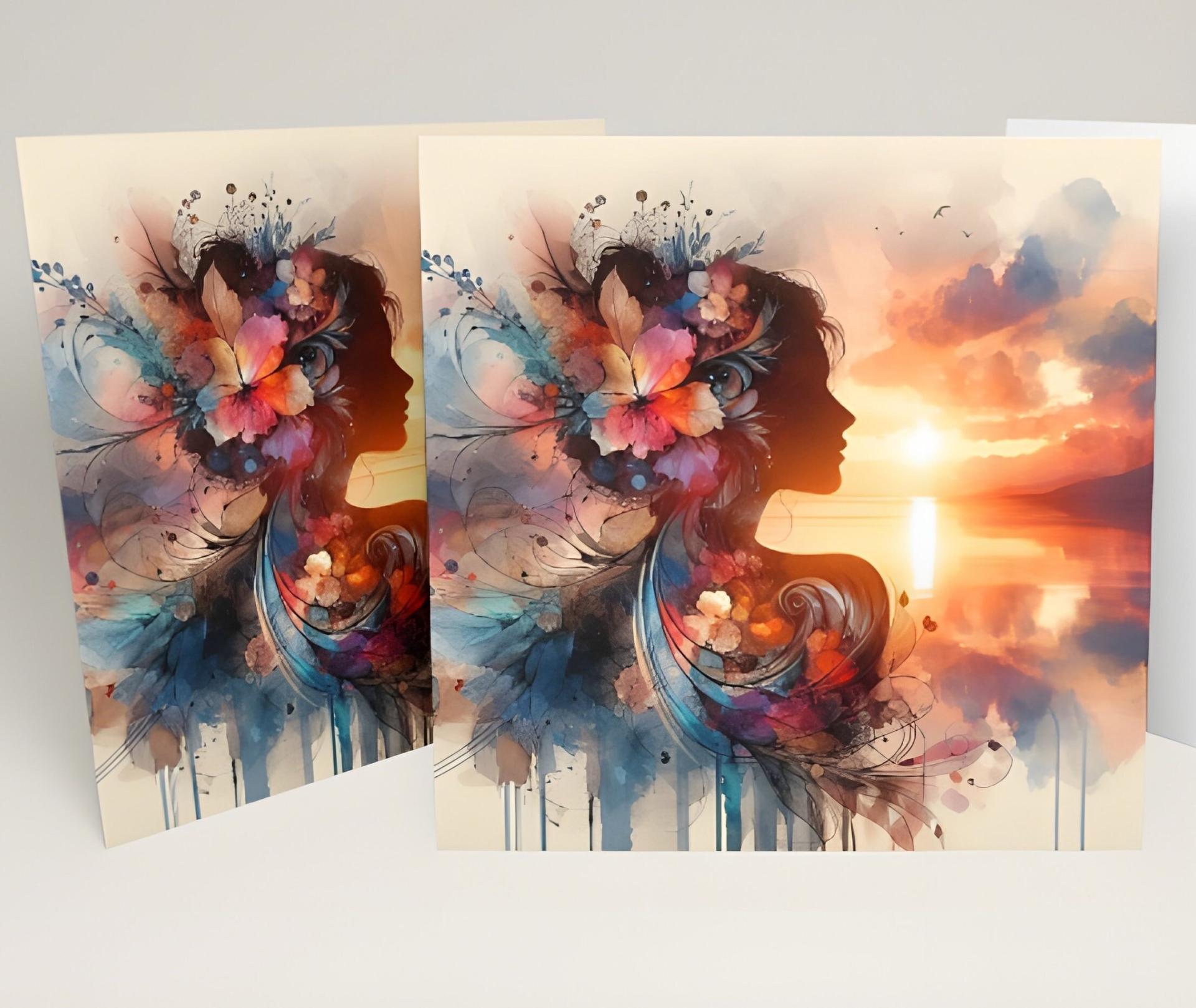 Single Card or Bulk 10 Pack of Gift Cards, Thank You Cards, Birthday, Invitations
