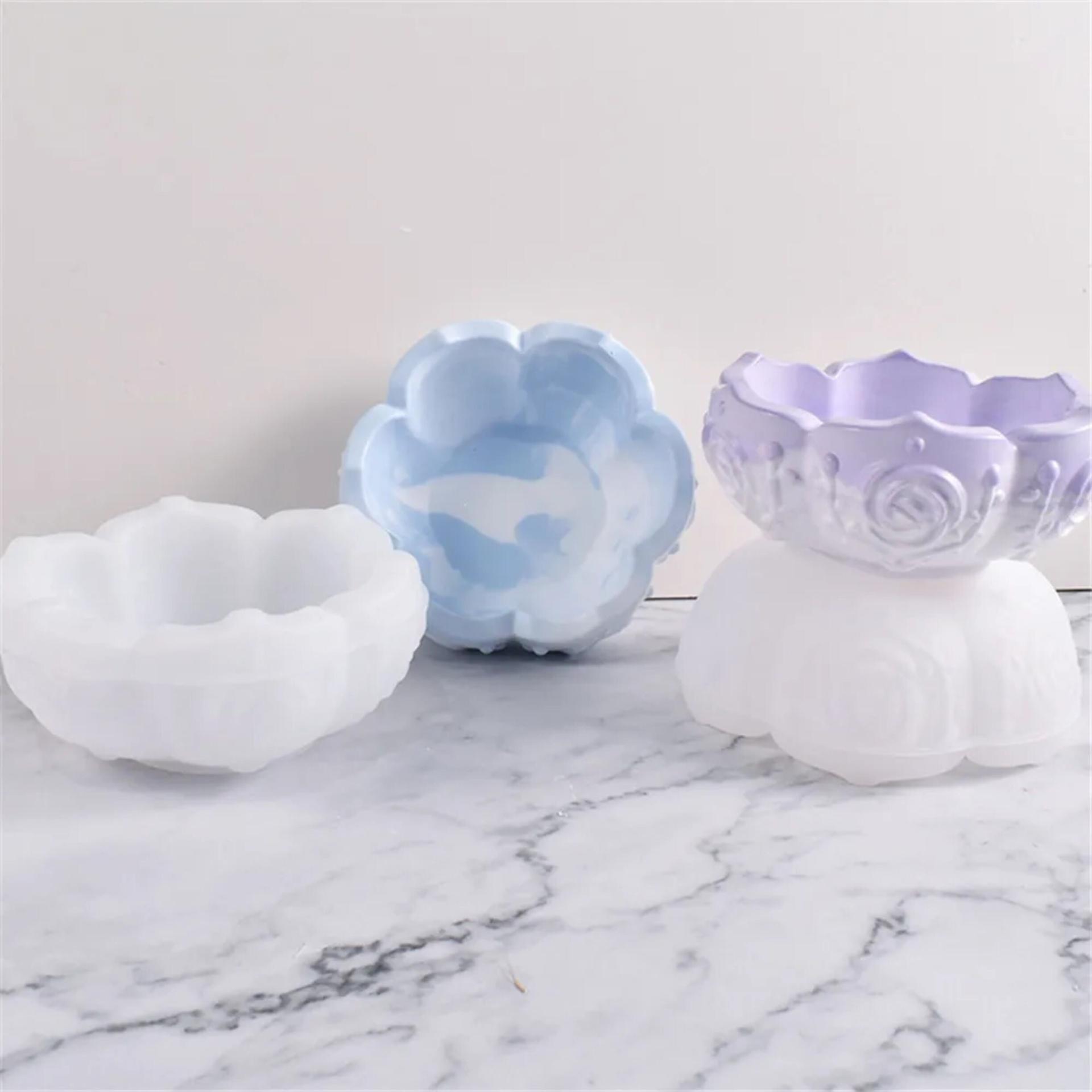 Mold - Bowl Casting Mold - for Epoxy, Clay or other casting medium - Small Trinket Bowl, Candle Jar, or other uses