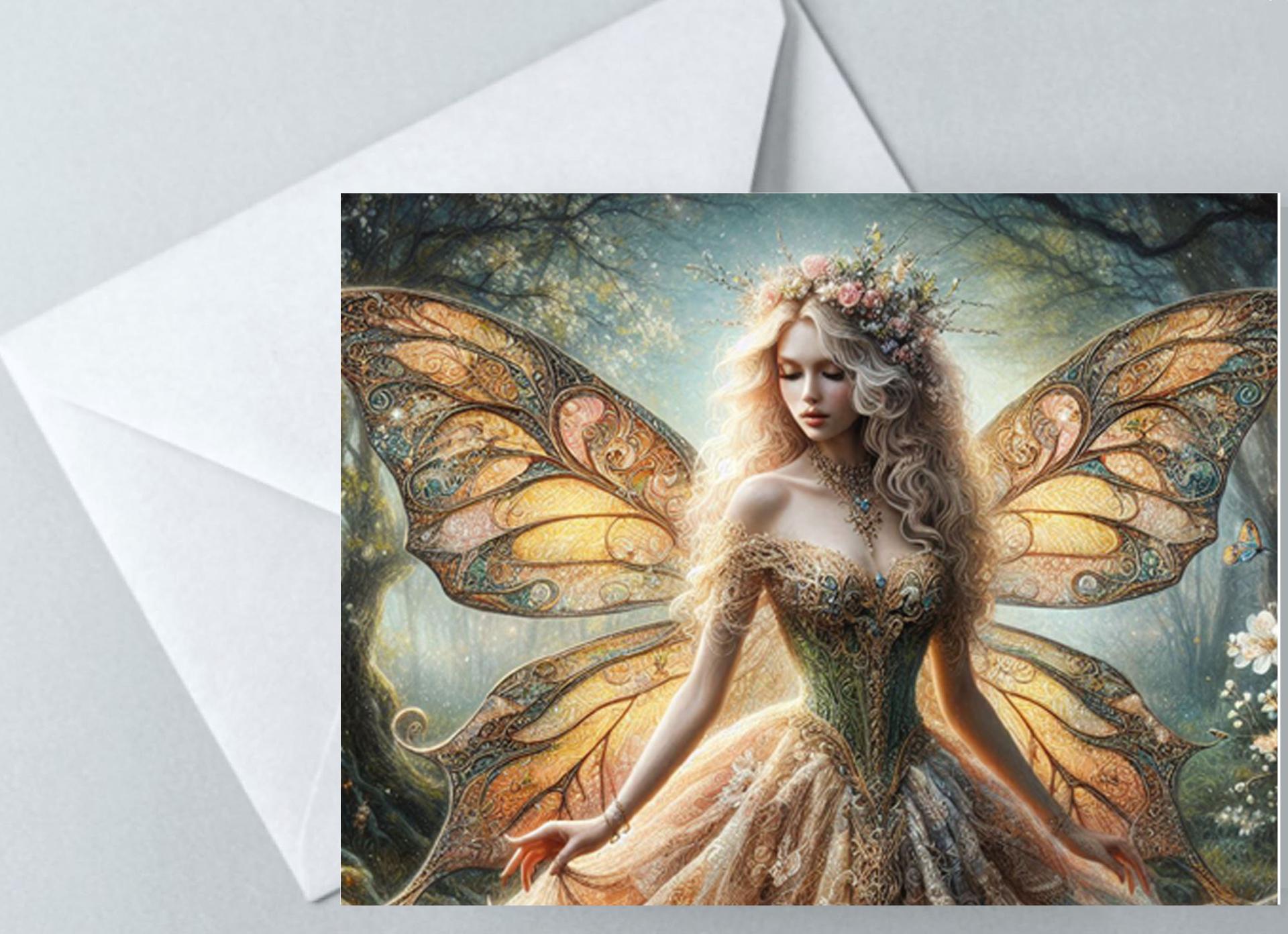 Fairy - Greeting Cards - Fae Note Cards, Single or Bulk Pack of 10