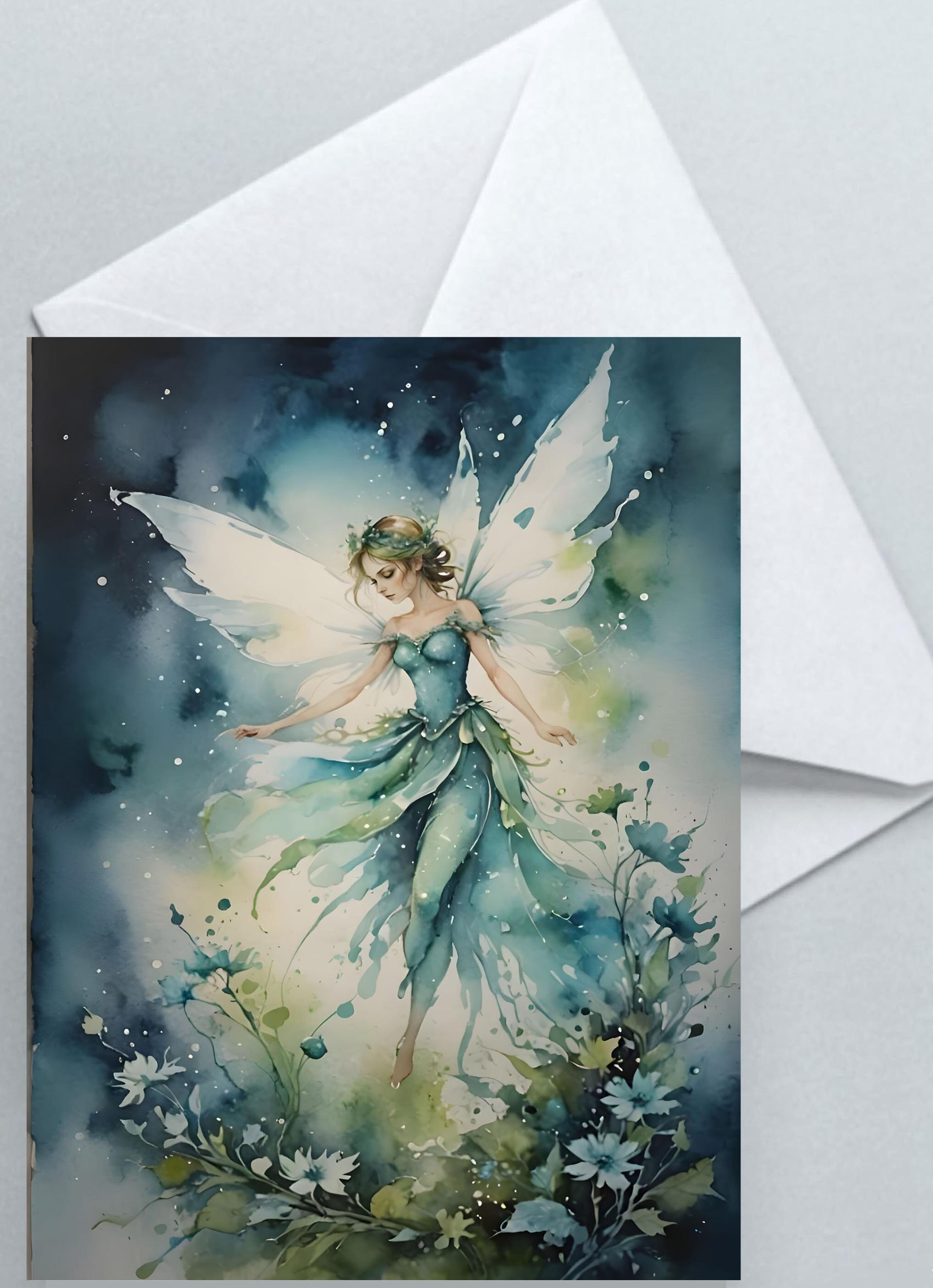 Fairy - Greeting Cards - Fae Note Cards, Single or Bulk Pack of 10