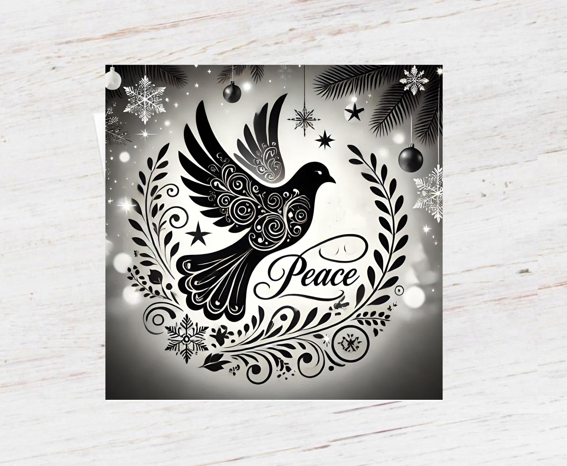 Dove of Peace - Christmas Card - Single or Bulk Pack of Christmas Greeting Cards