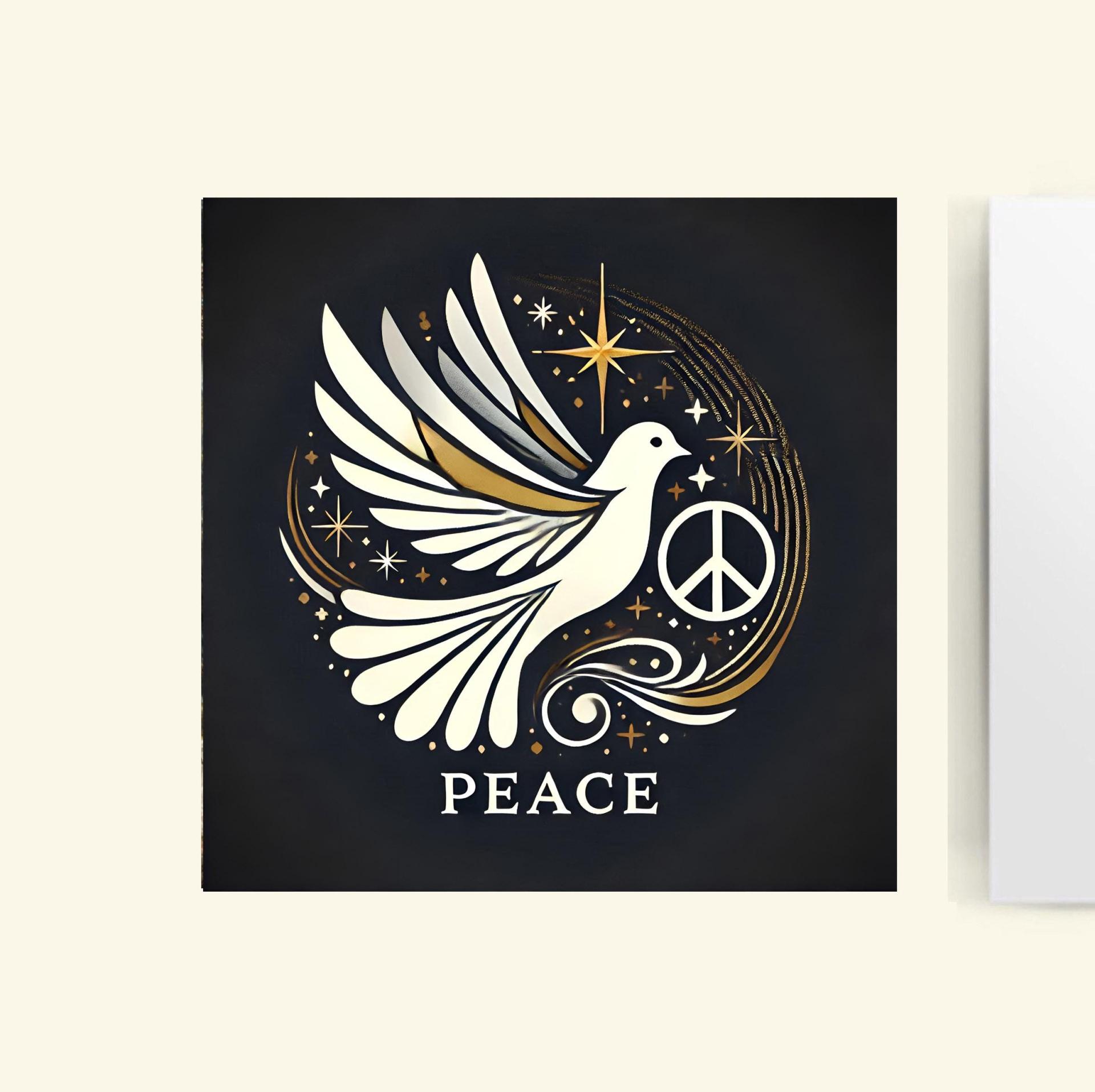 3 Pack, Dove of Peace, Holiday Greeting Cards, Bulk Pack of Cards