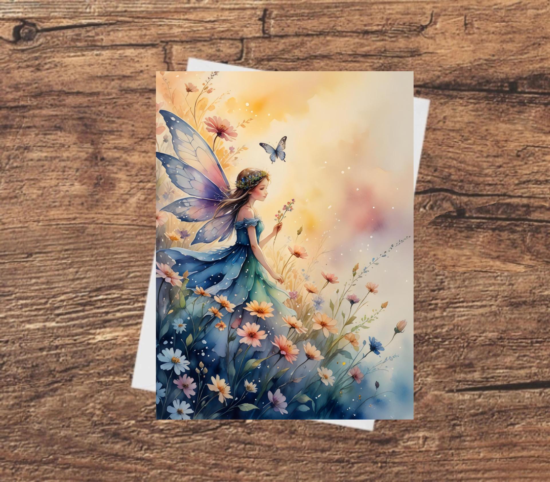 Fairy - Greeting Cards - Fae Note Cards, Single or Bulk Pack of 10