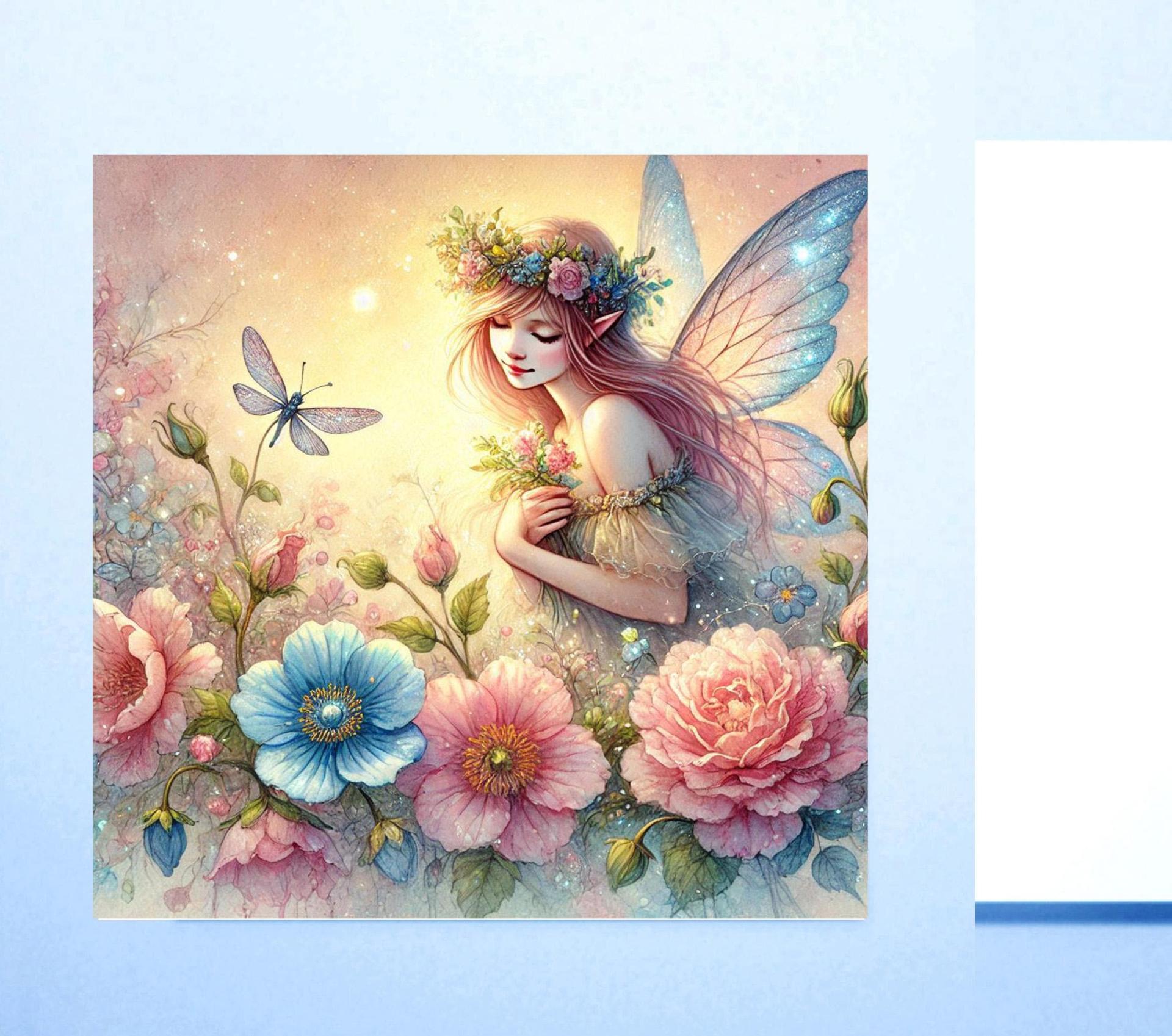 Fairy Greeting Cards, Large and Small Notecards, Birthday, Invitations