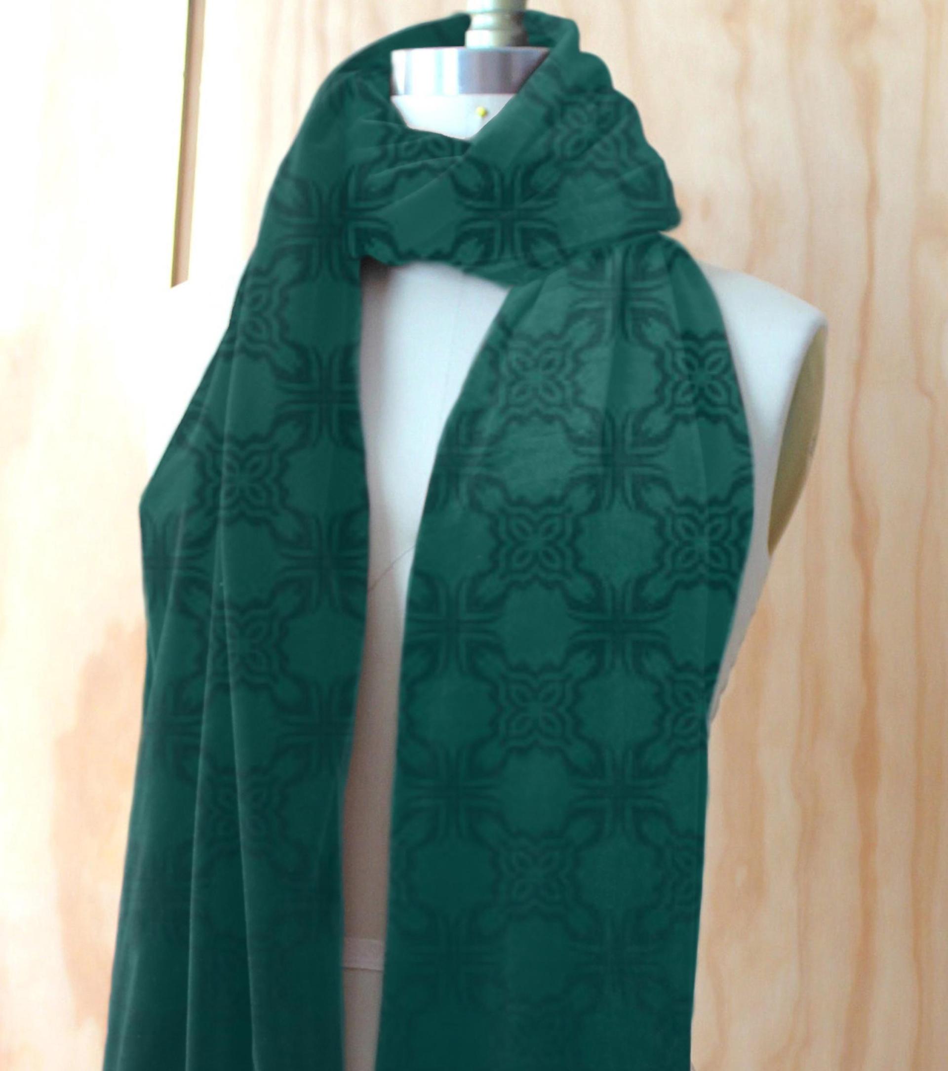 Velvet Scarf - Soft long Scarf, Multiple colors