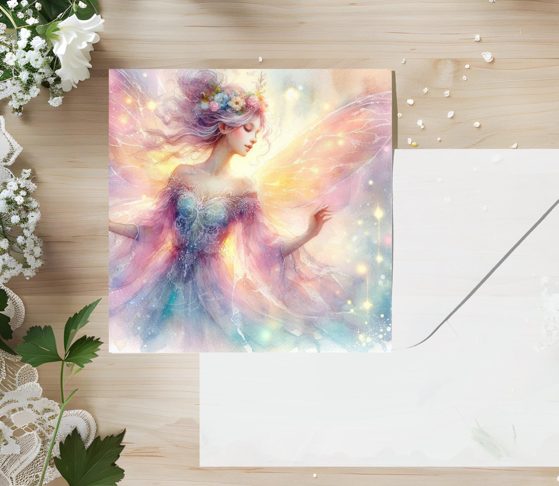 Fairy Greeting Cards, Large and Small Notecards, Birthday, Invitations