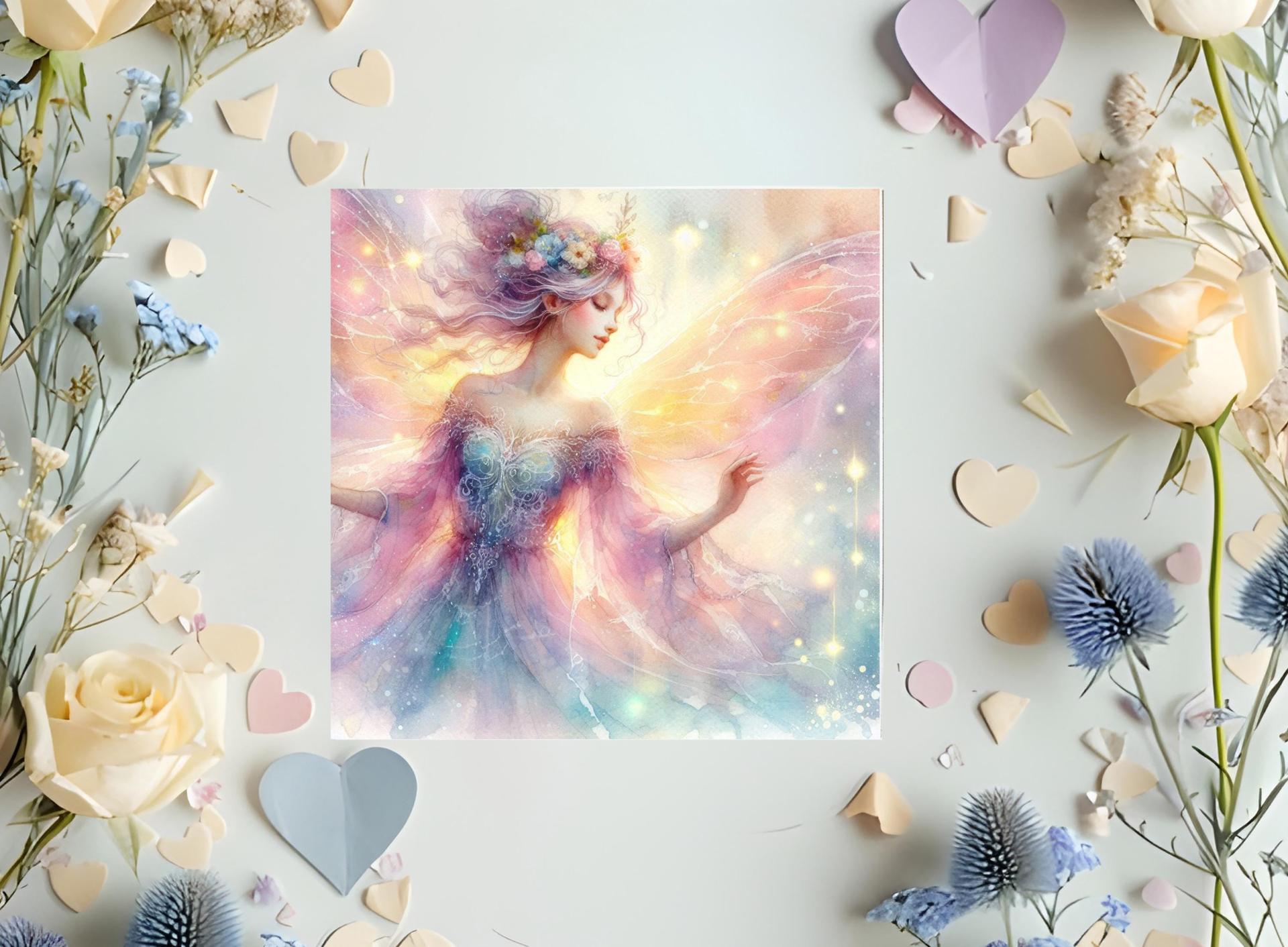 Fairy Greeting Cards, Large and Small Notecards, Birthday, Invitations