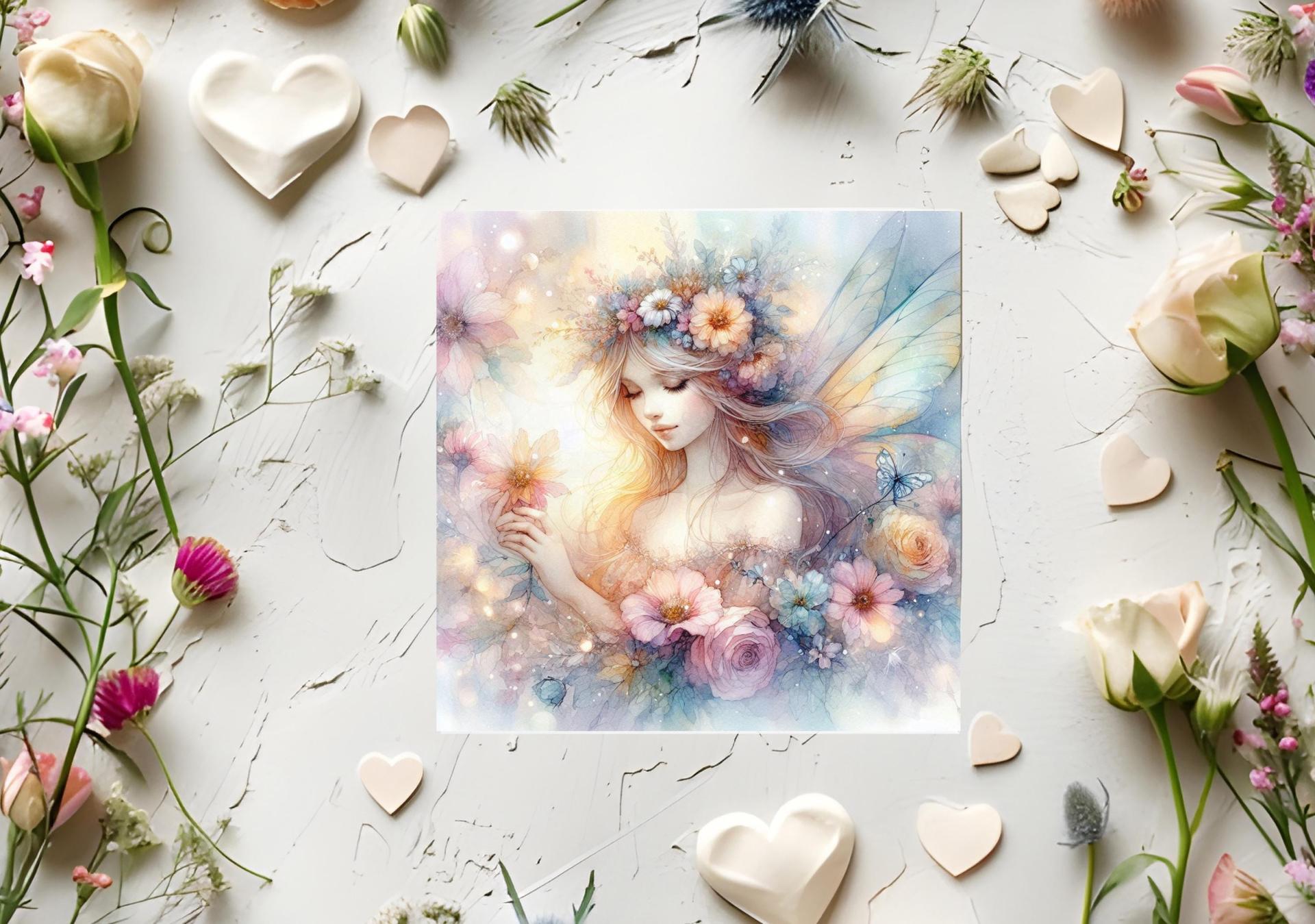 Fairy Greeting Cards, Large and Small Notecards, Birthday, Invitations