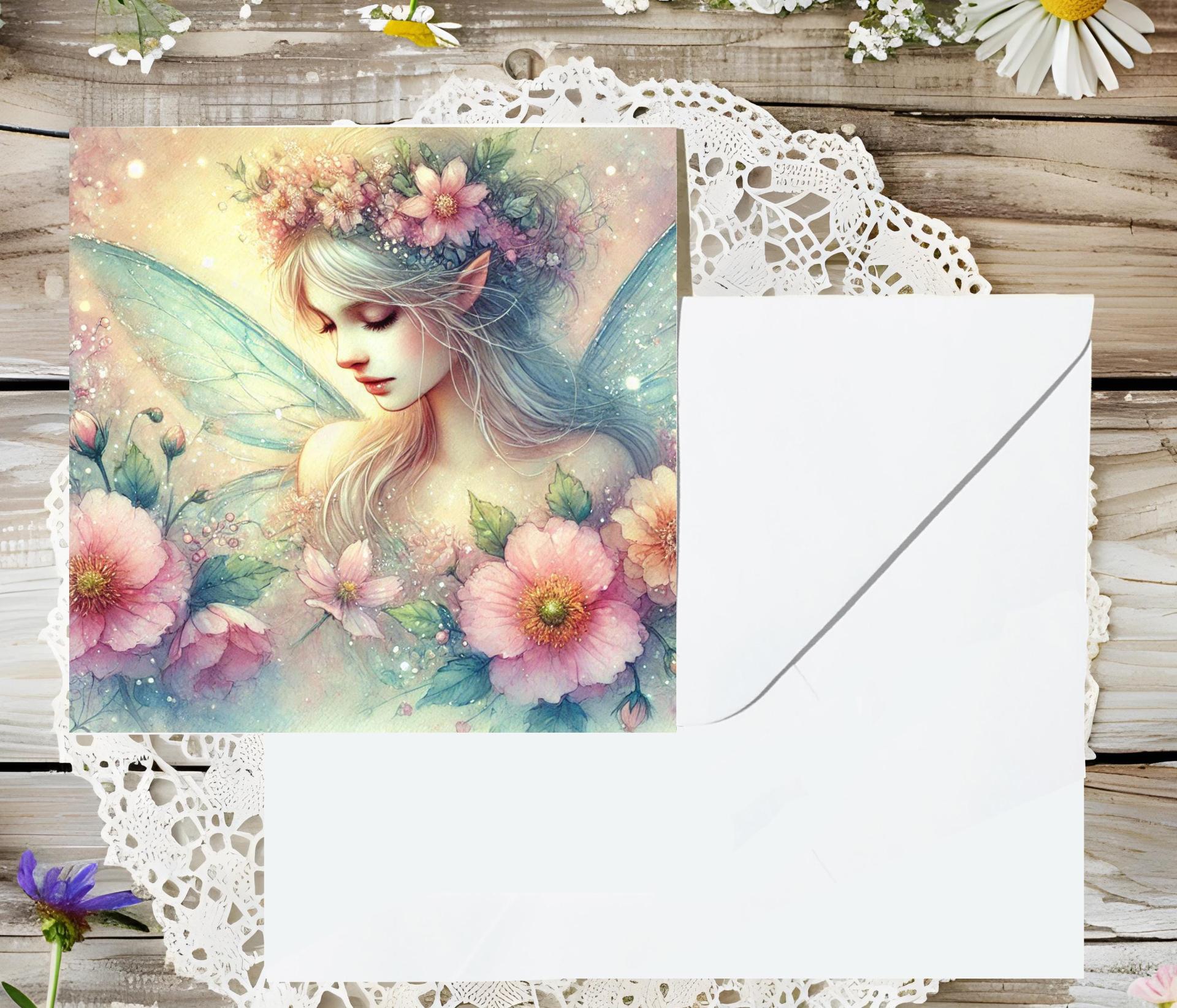 Fairy Greeting Cards, Large and Small Notecards, Birthday, Invitations