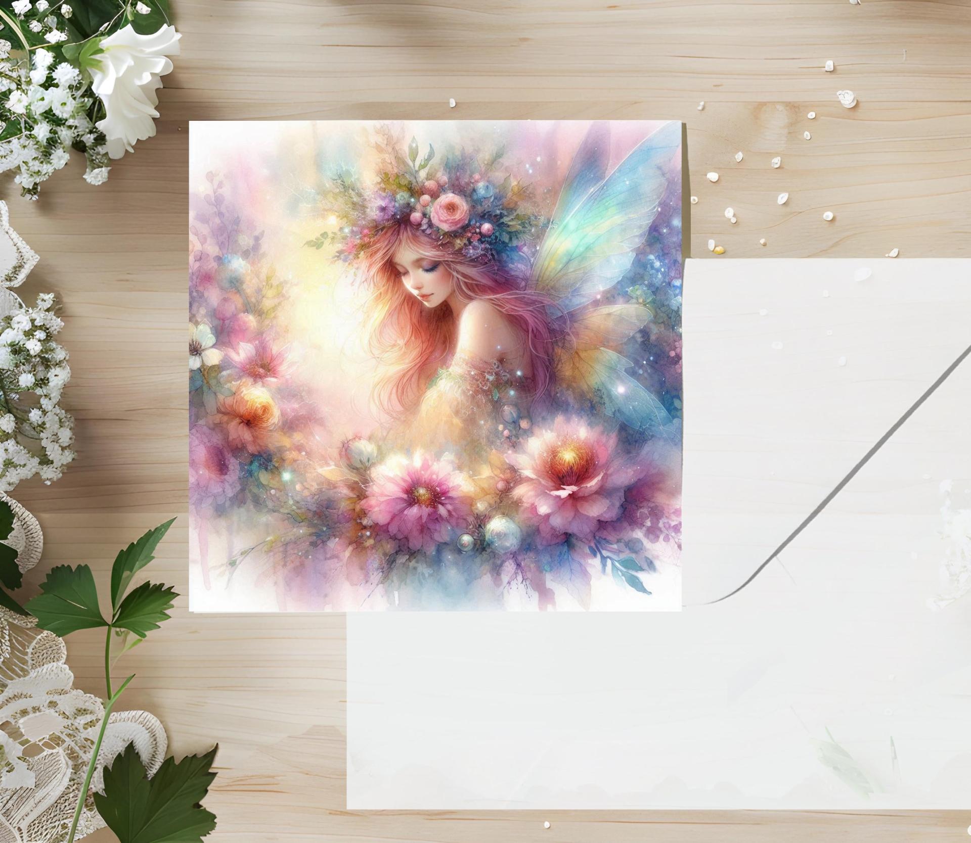 Fairy Greeting Cards, Large and Small Notecards, Birthday, Invitations