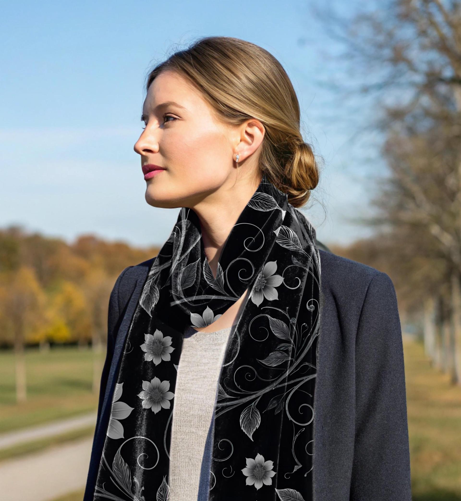 Velvet Scarf - Extra Soft Long Scarf