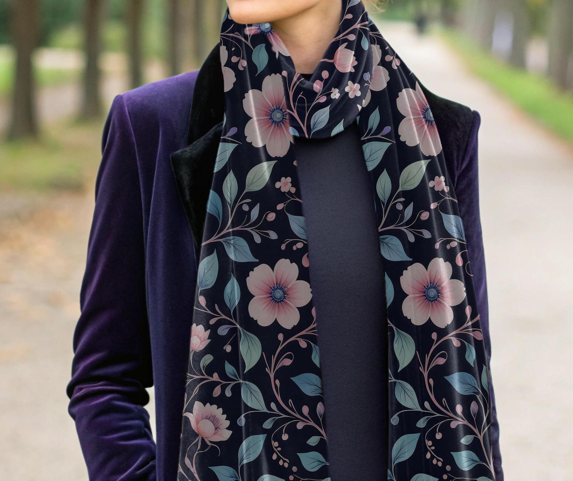 Velvet Scarf - Extra Soft Long Scarf