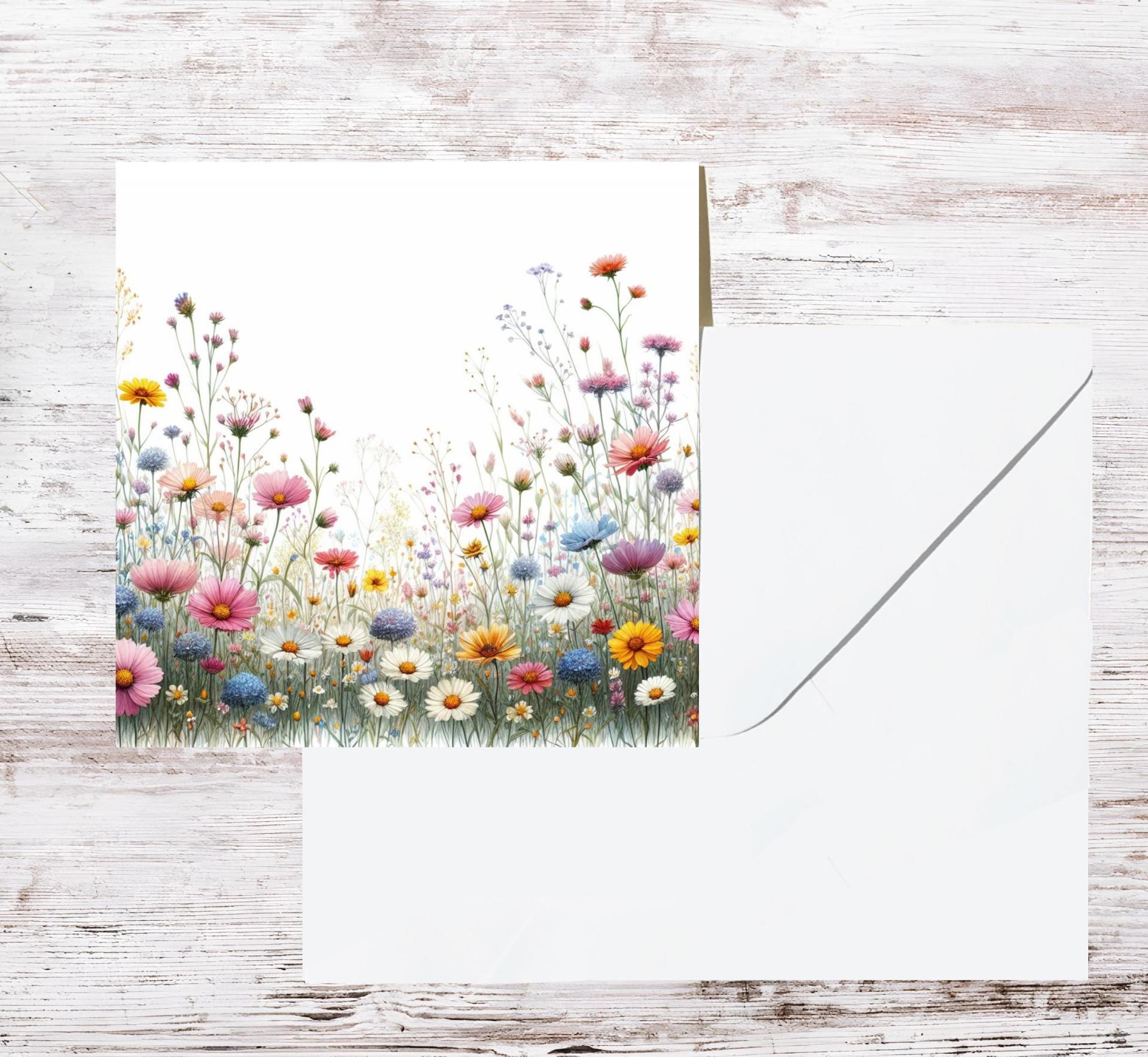 Wildflowers - Single Card or Bulk 10 Pack of Gift Cards