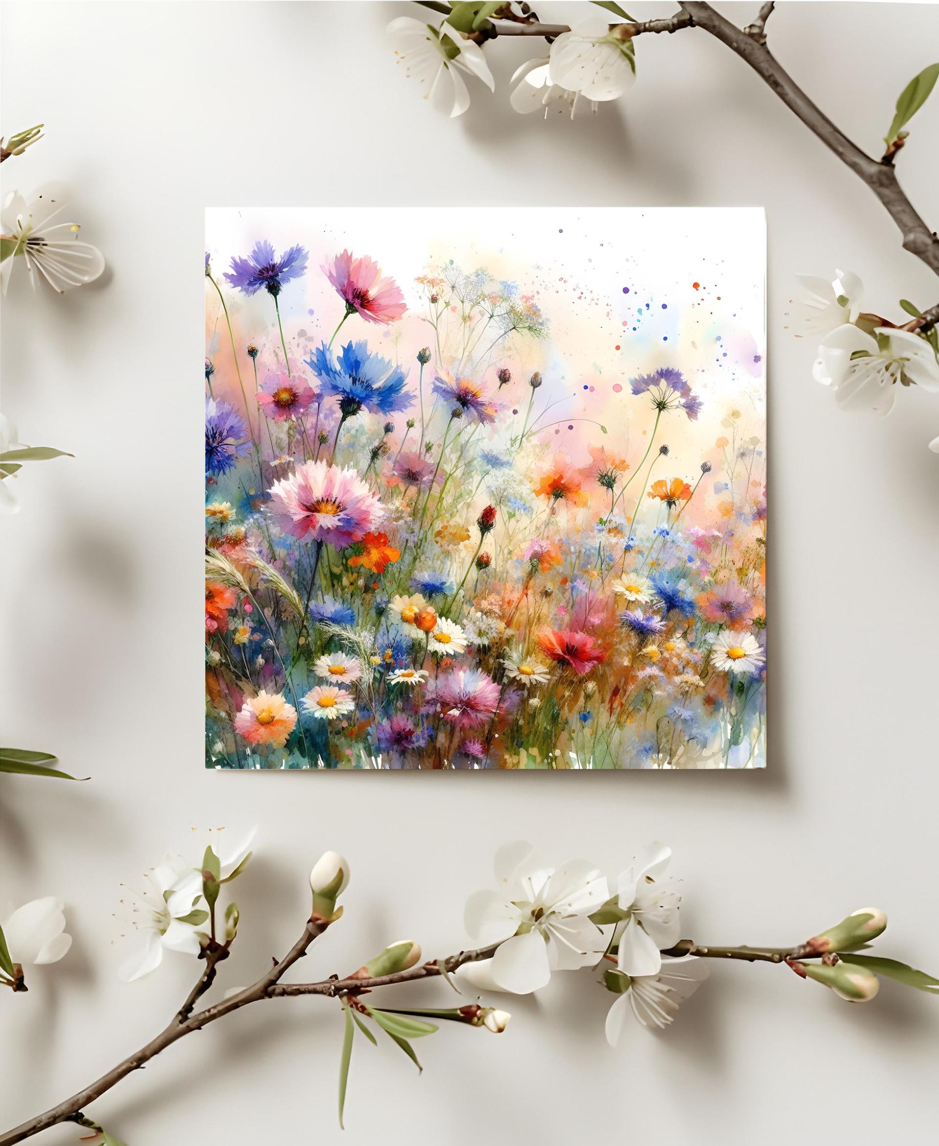 Wildflowers - Single Card or Bulk 10 Pack of Gift Cards