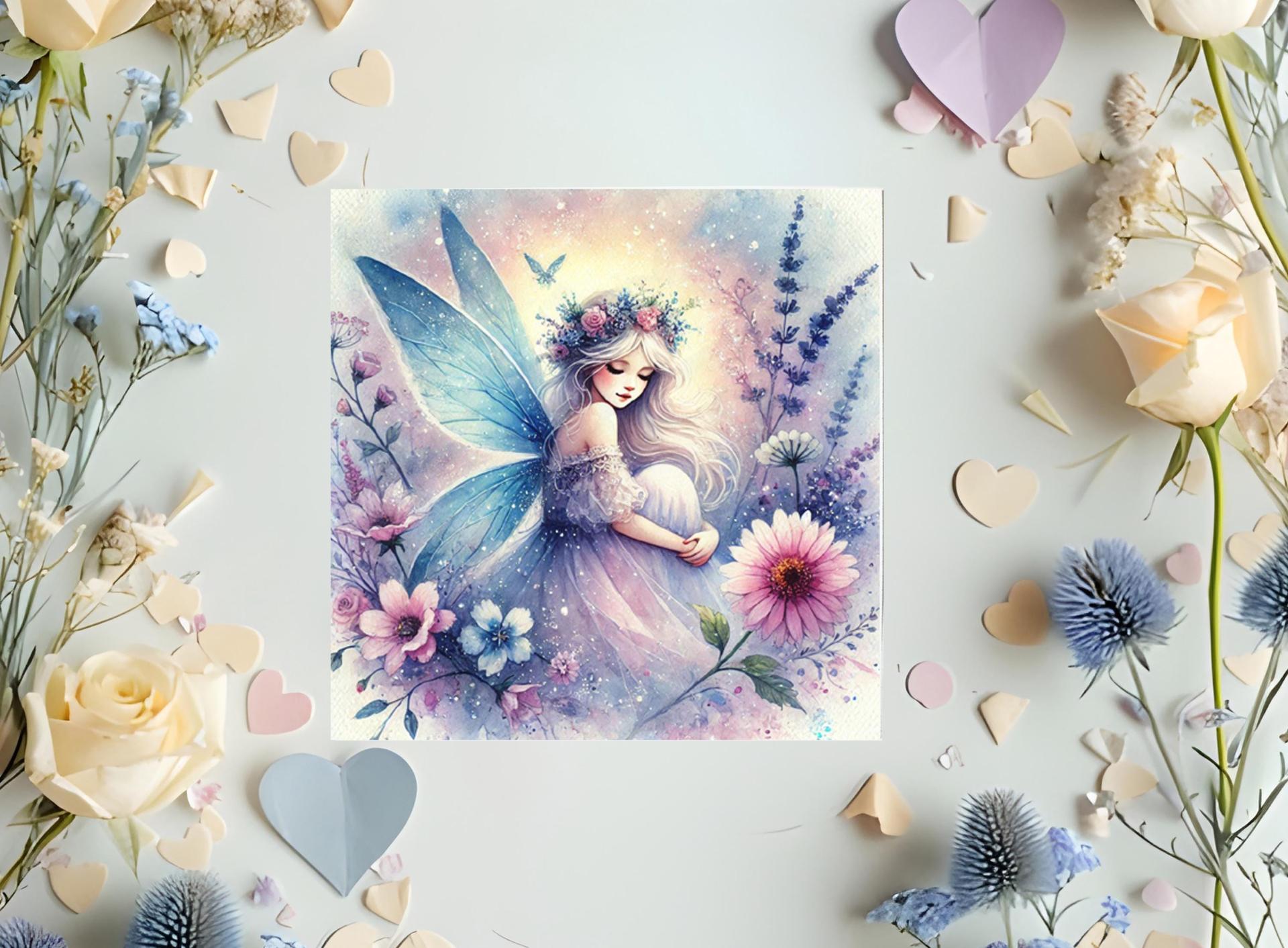 Set of 3 Designs, Fairy Greeting Cards, Bulk Pack of Cards