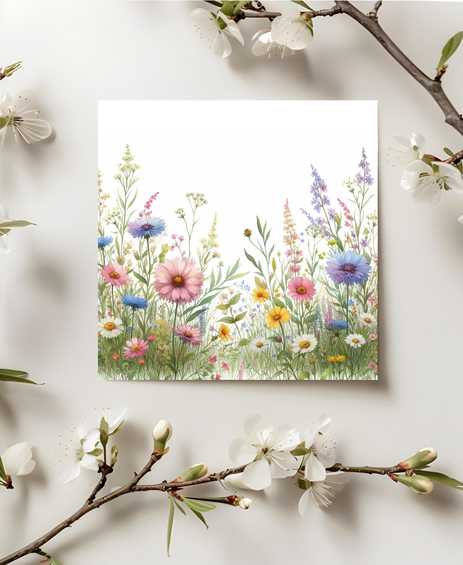 Set of Floral Gift Cards, 3 Designs, Bulk Pack of Cards