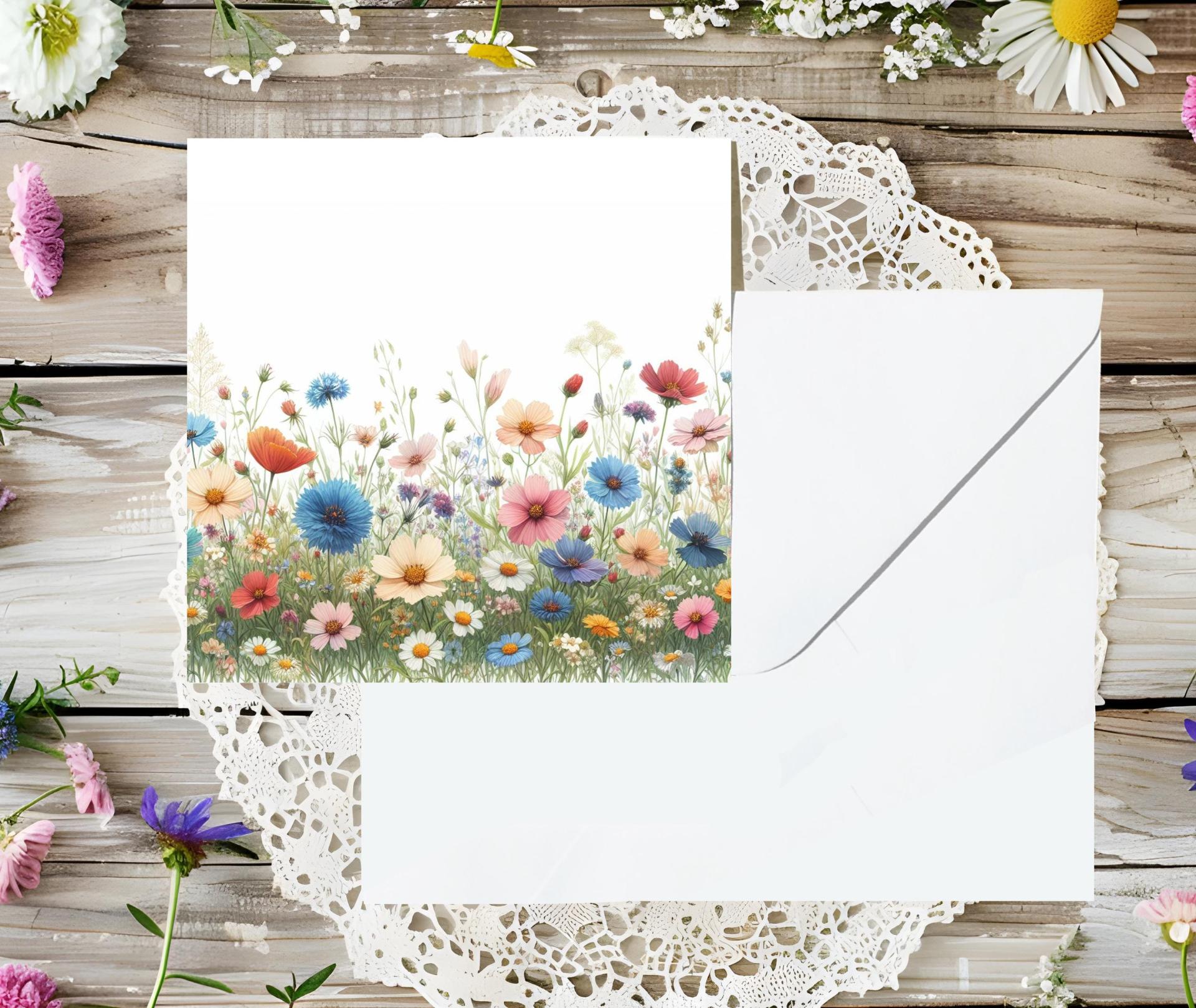 Set of Floral Gift Cards, 3 Designs, Bulk Pack of Cards