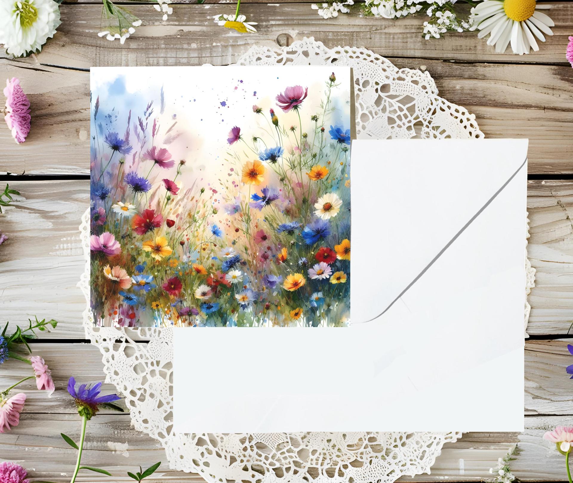 Set of Floral Gift Cards, 3 Designs, Bulk Pack of Cards