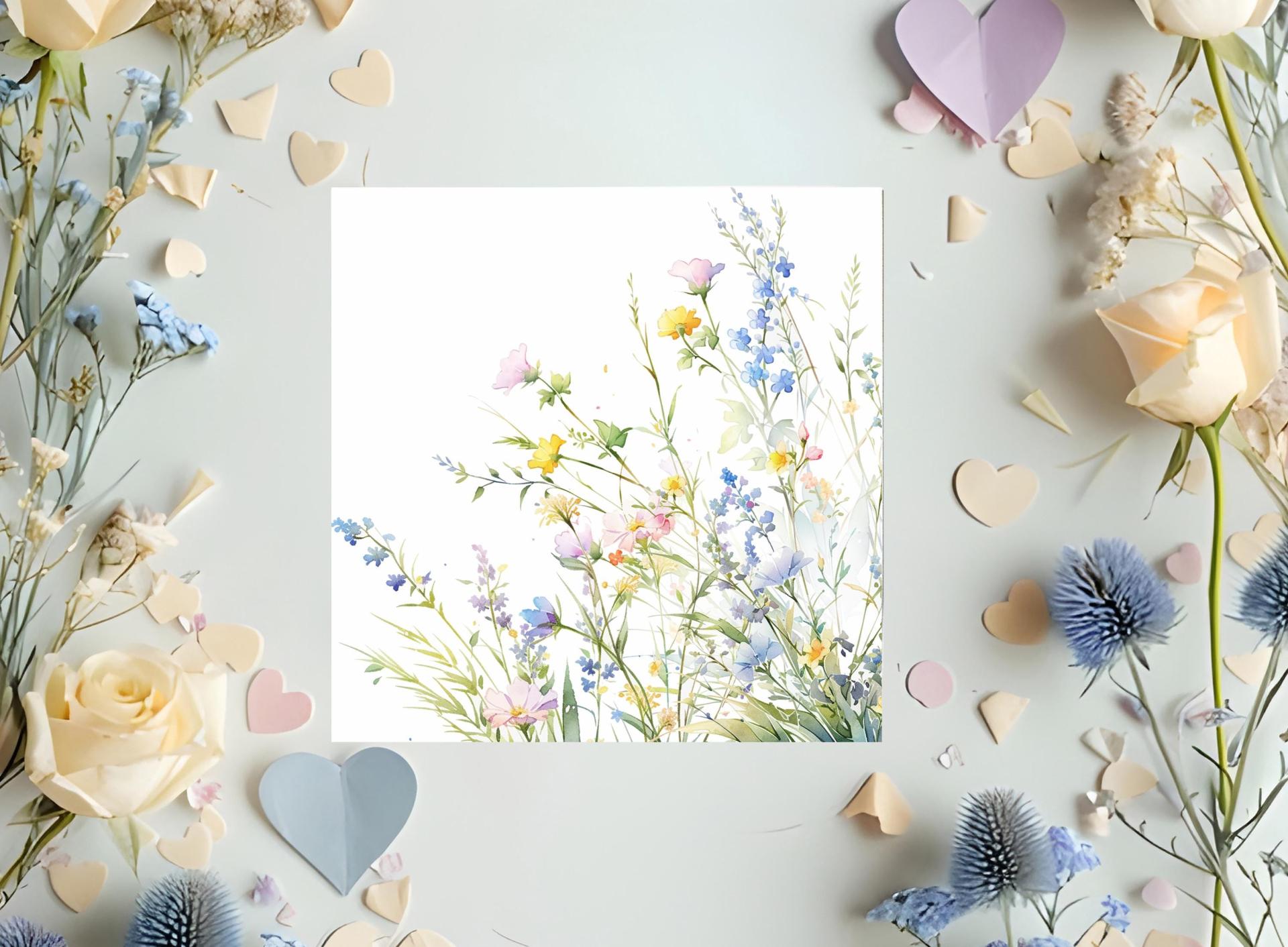 Set of Floral Gift Cards, 3 Designs, Bulk Pack of Cards