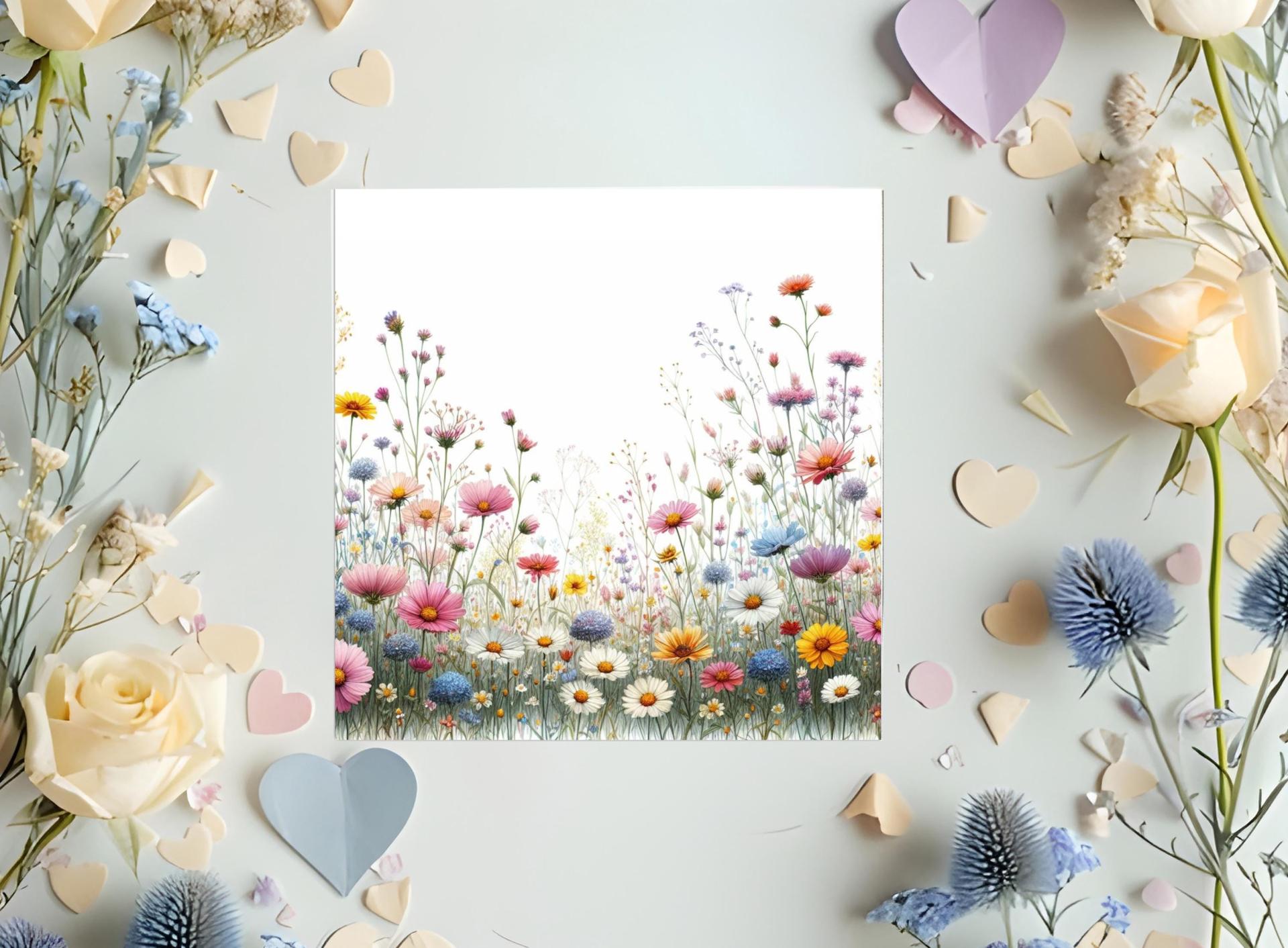 Wildflowers - Single Card or Bulk 10 Pack of Gift Cards