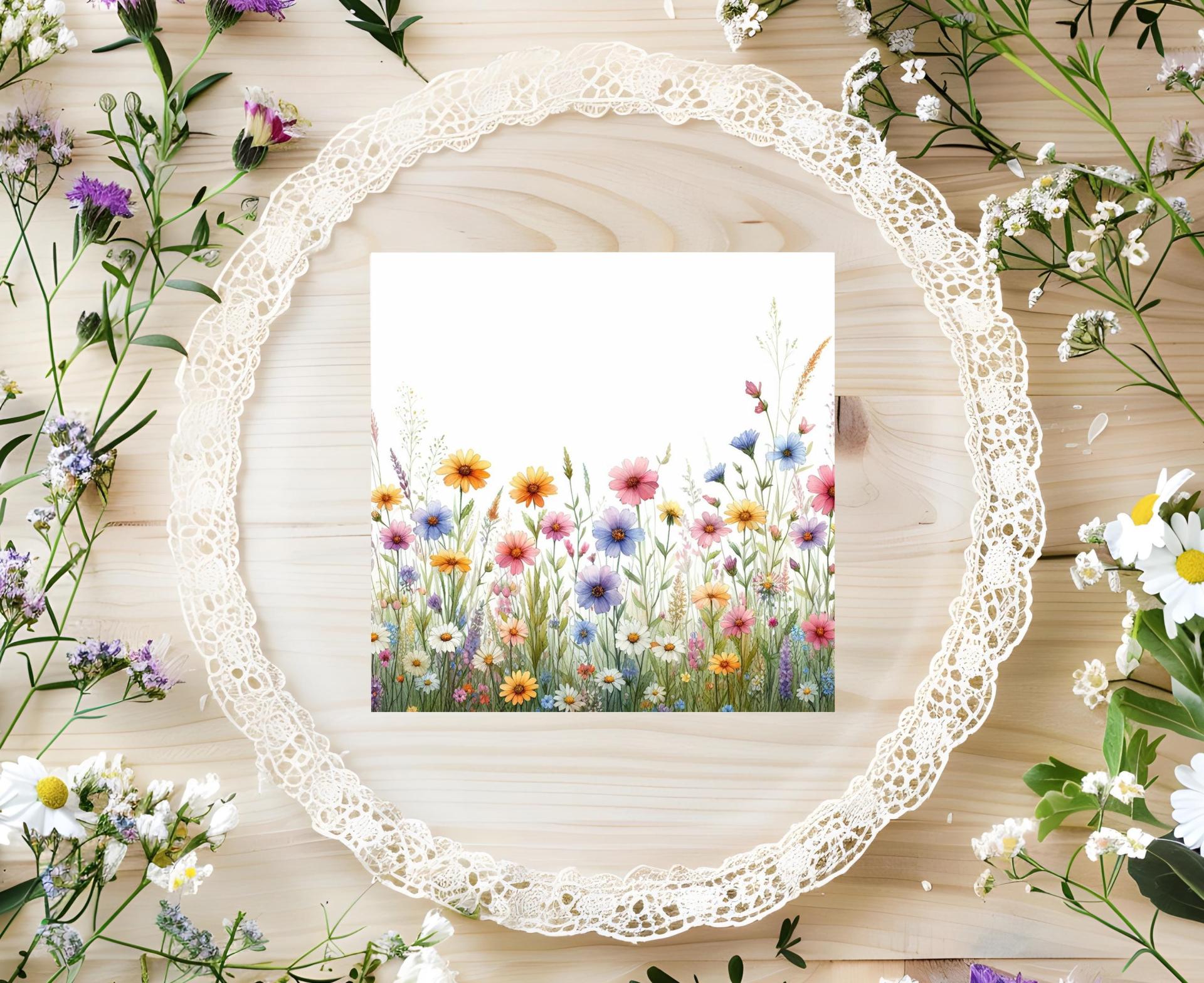 Set of Floral Gift Cards, 3 Designs, Bulk Pack of Cards