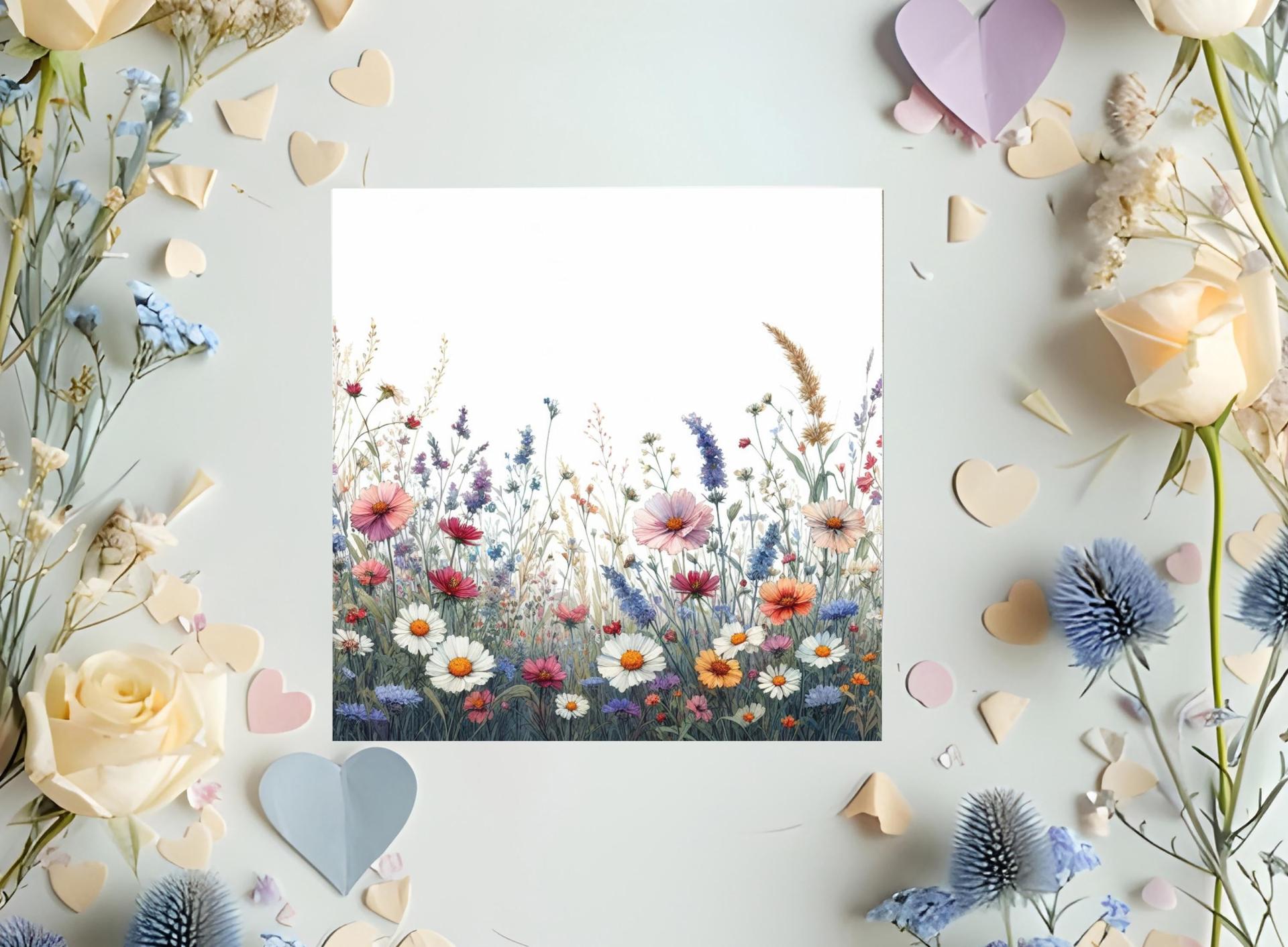 Wildflowers - Single Card or Bulk 10 Pack of Gift Cards