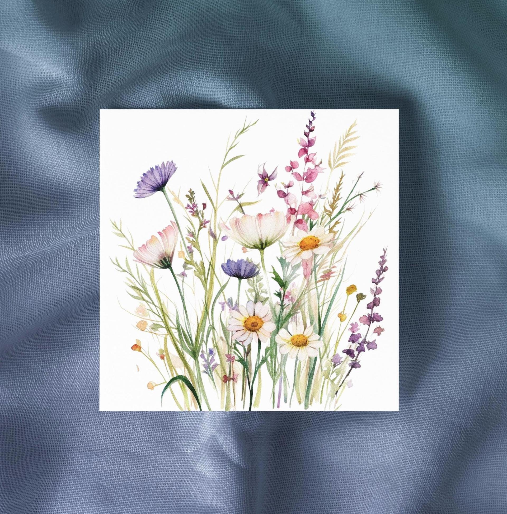 Wildflowers - Single Card or Bulk 10 Pack of Gift Cards