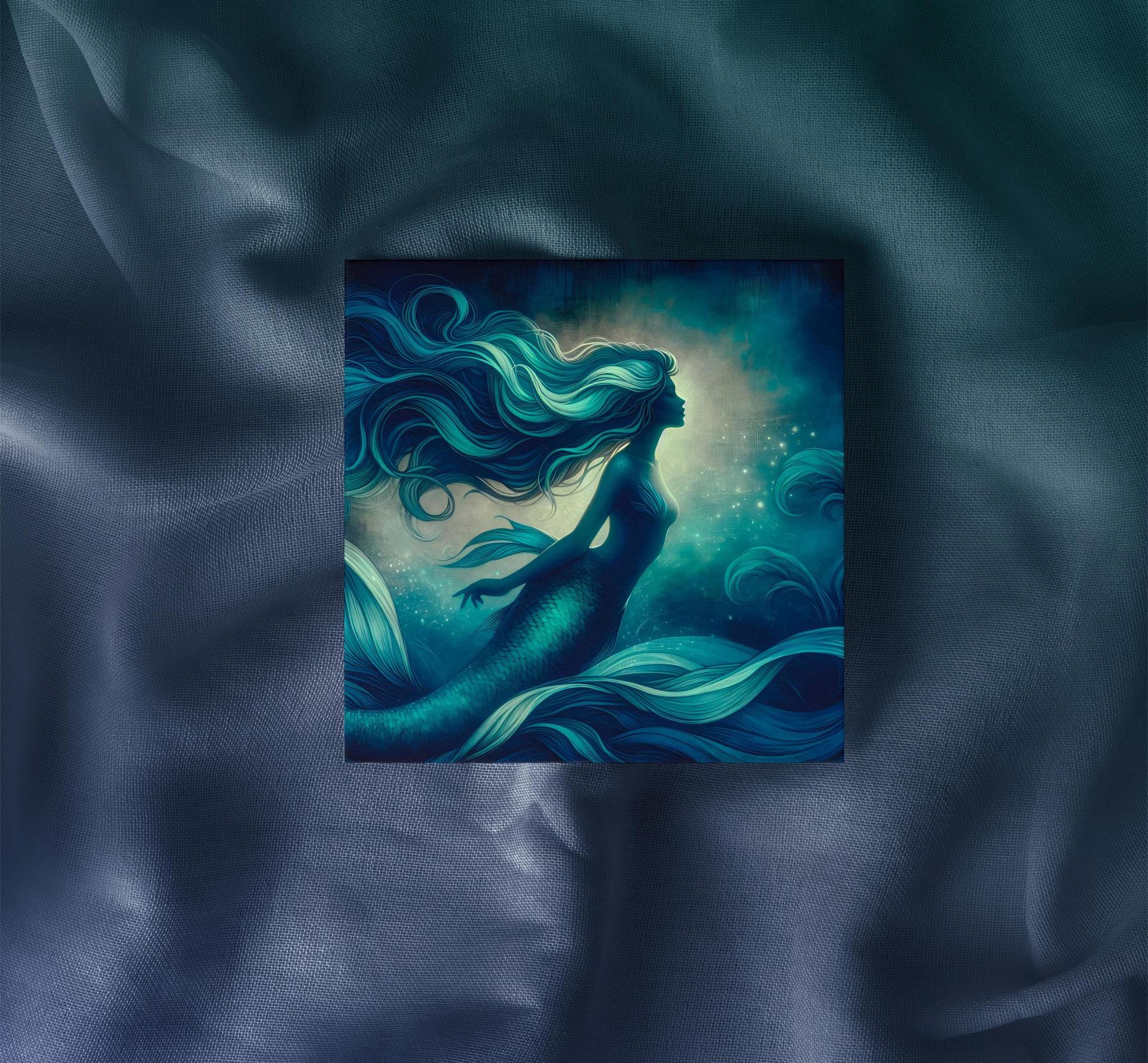 Mermaid Greeting Cards, Birthday, Invitations, Thank You Cards