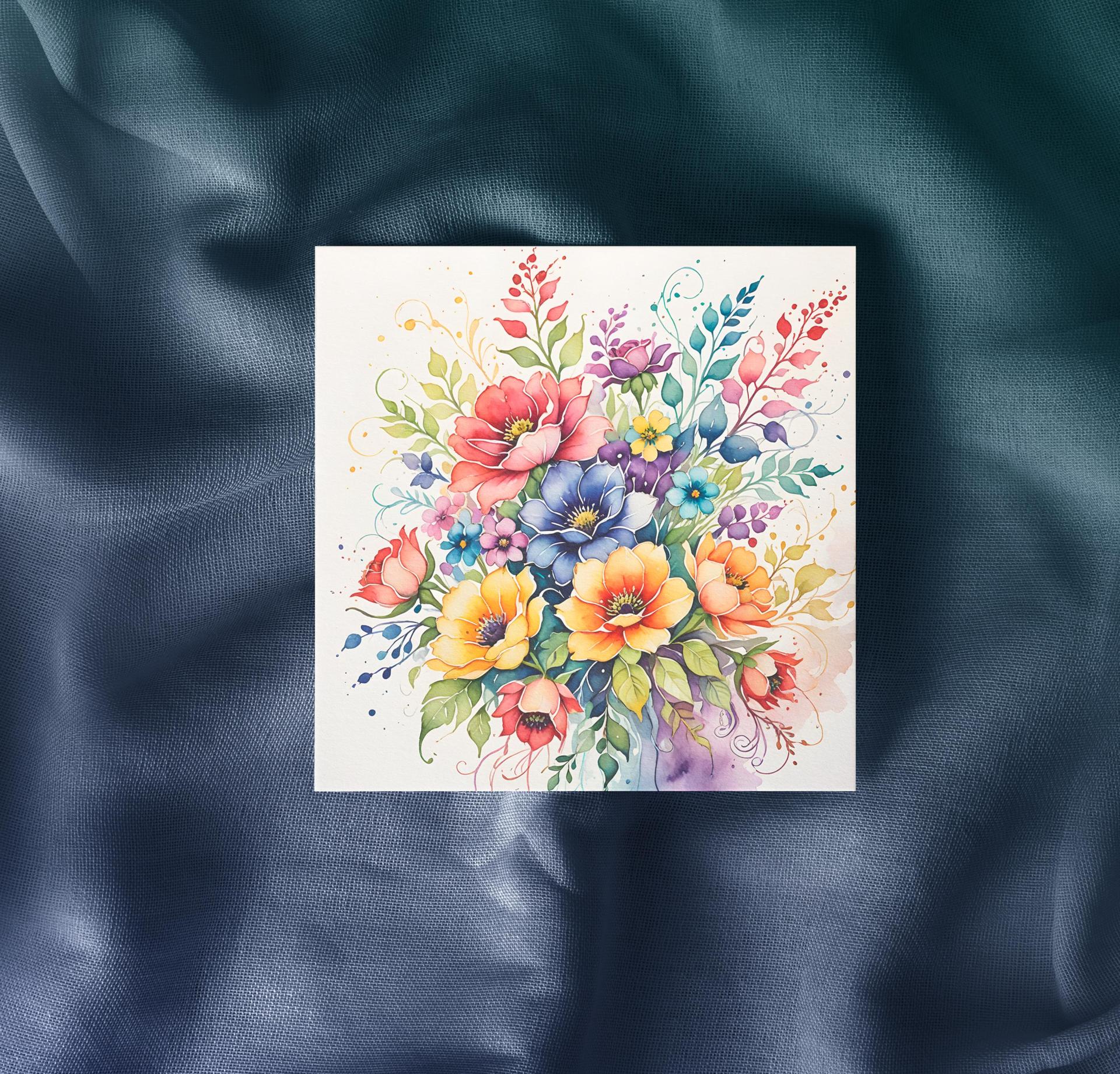 Set of Floral Gift Cards, 3 Designs, Bulk Pack of Cards