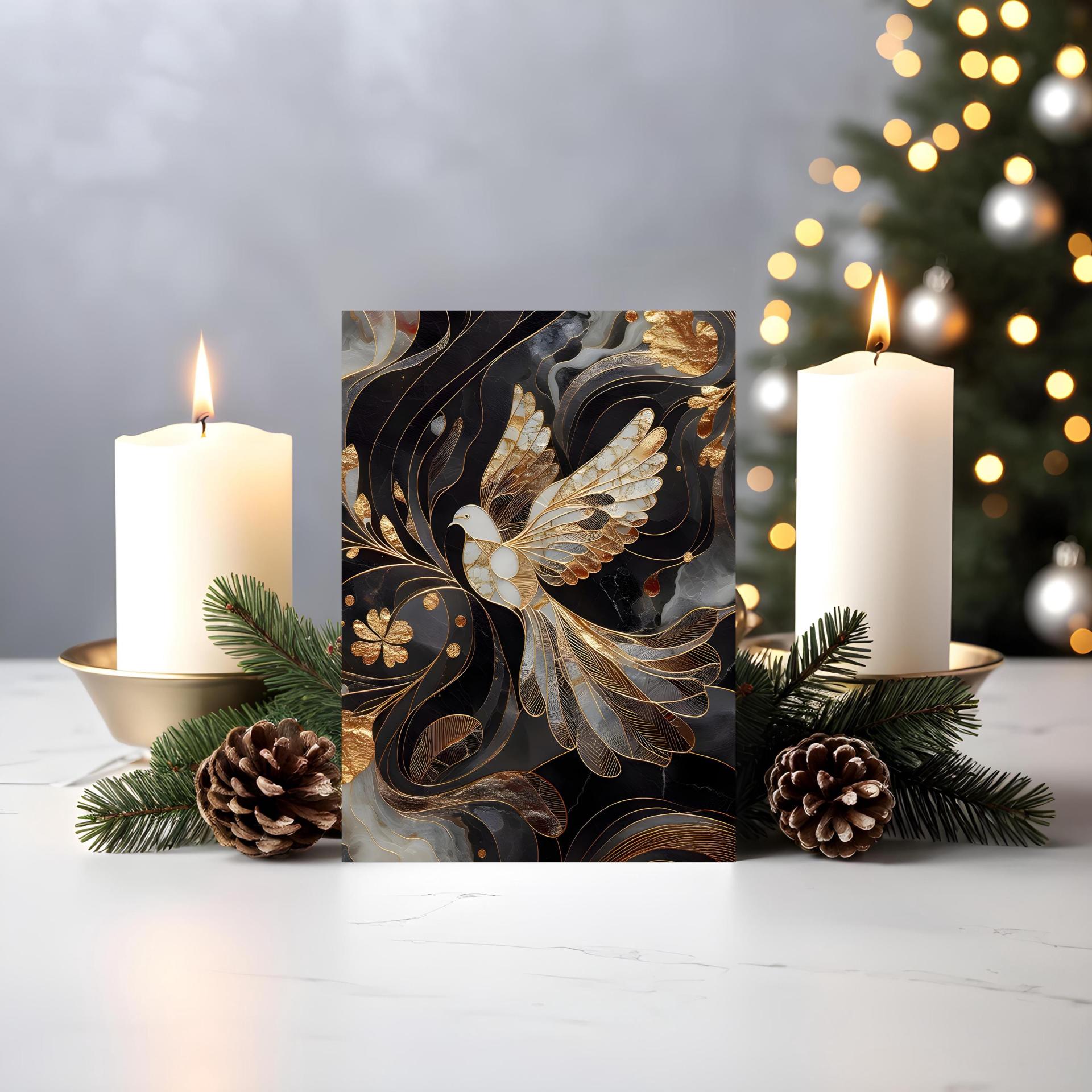 Dove of Peace - Christmas Card - Single or Bulk Pack of Christmas Greeting Cards