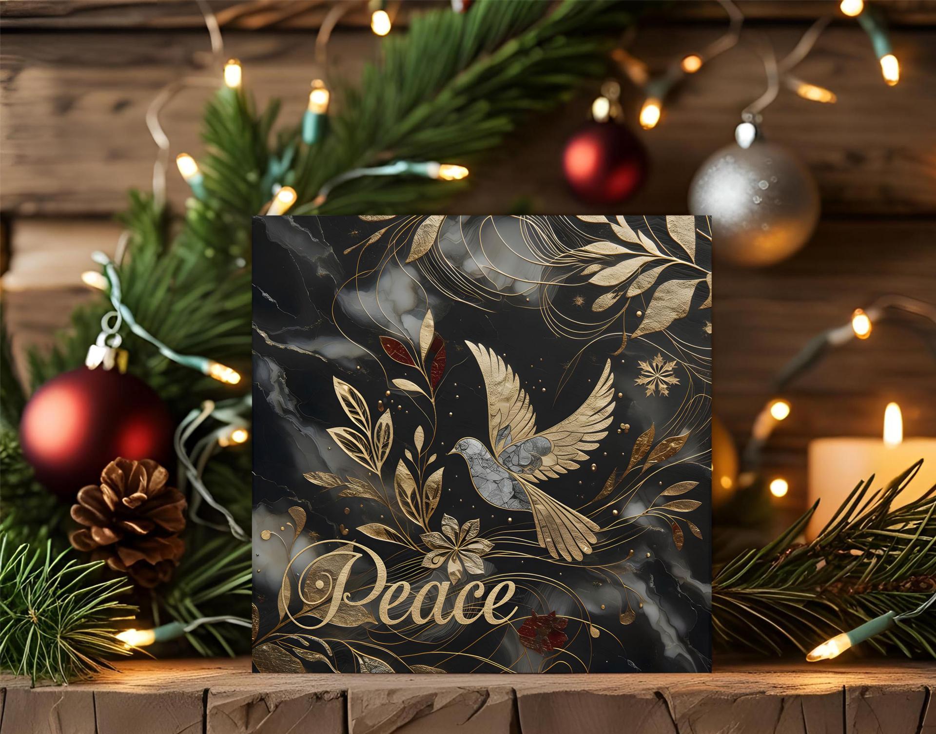 Dove of Peace - Christmas Card - Single or Bulk Pack of Christmas Greeting Cards