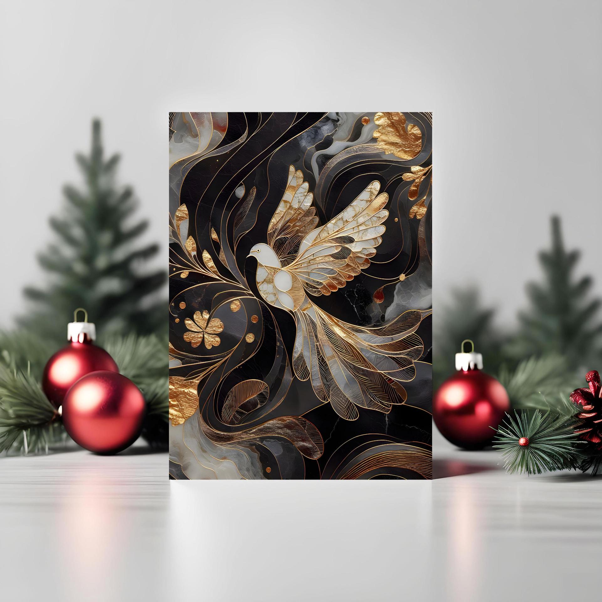 Dove of Peace - Christmas Card - Single or Bulk Pack of Christmas Greeting Cards