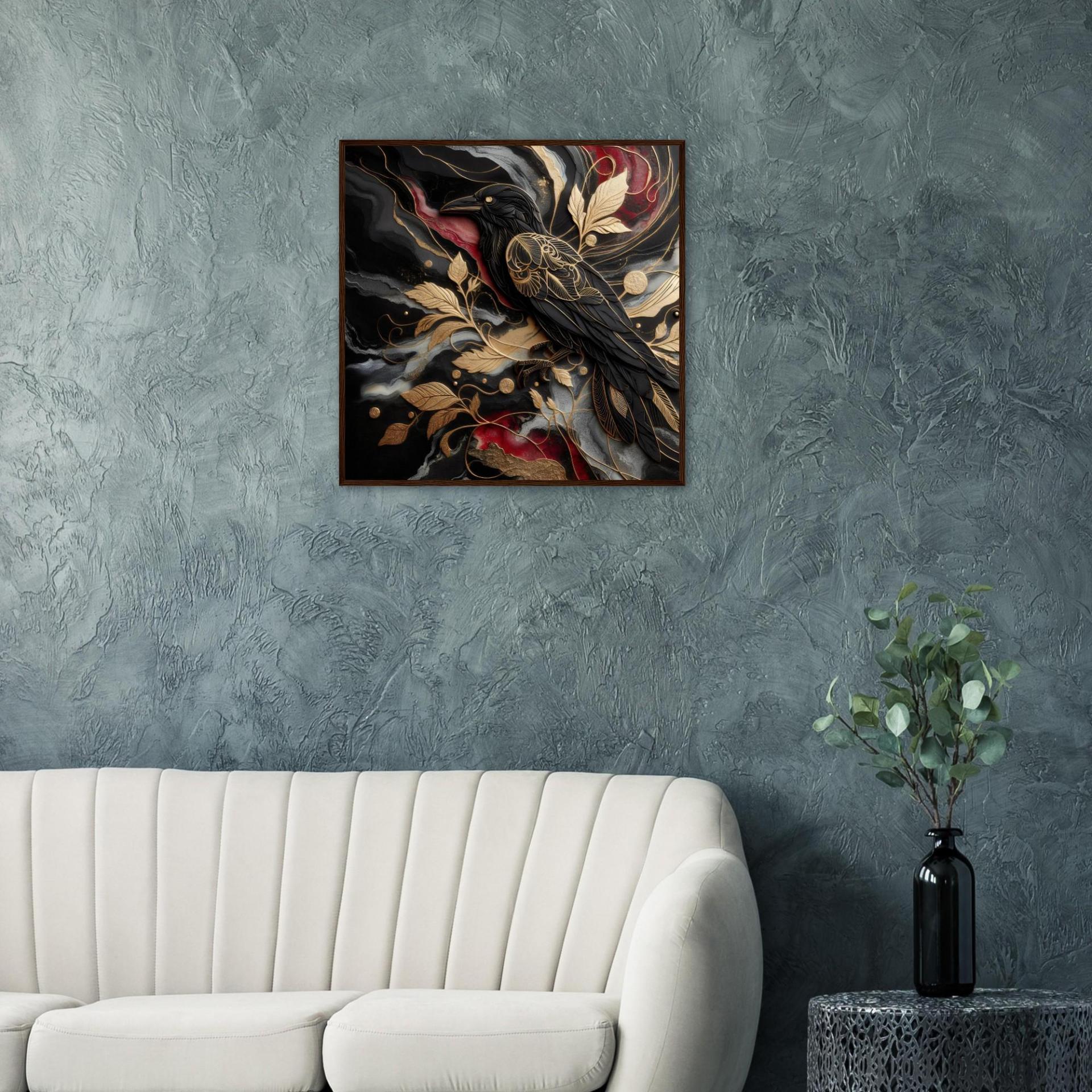 Raven Print - Framed or Unframed - Original Art - Print on Paper