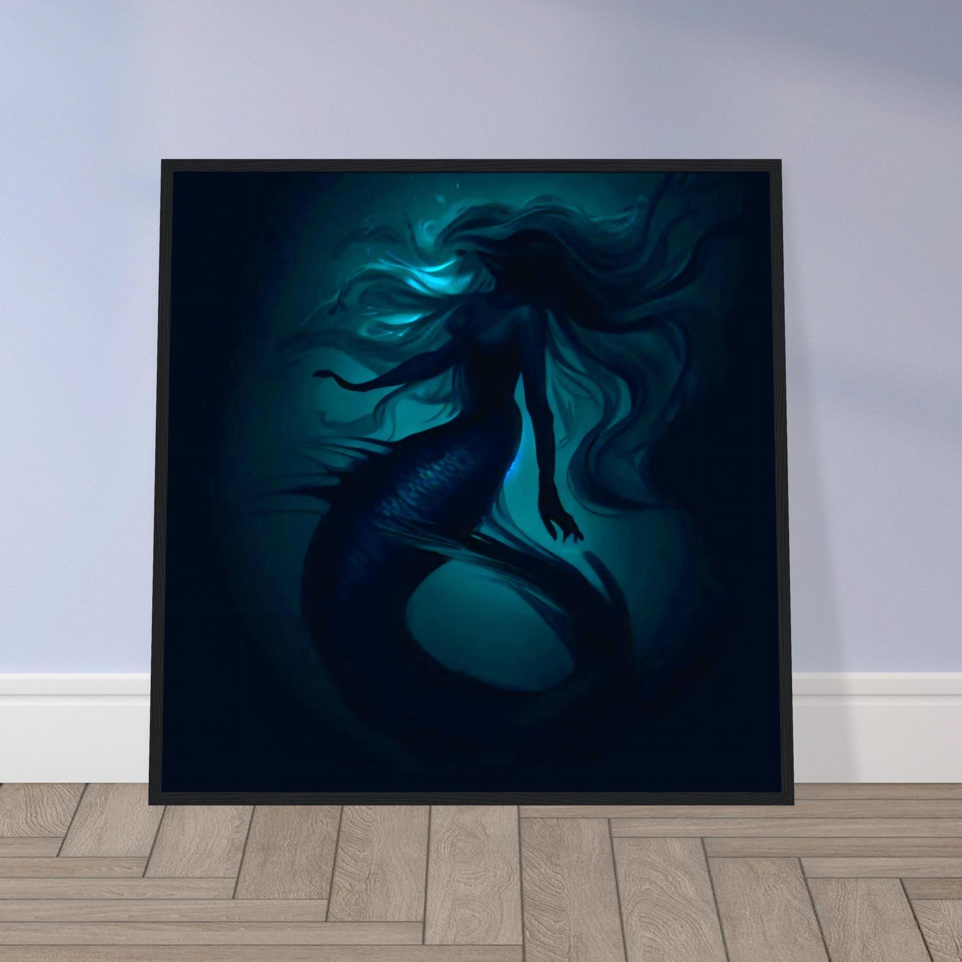 Mermaid Print - Framed or Unframed - Original Art - Print on Paper