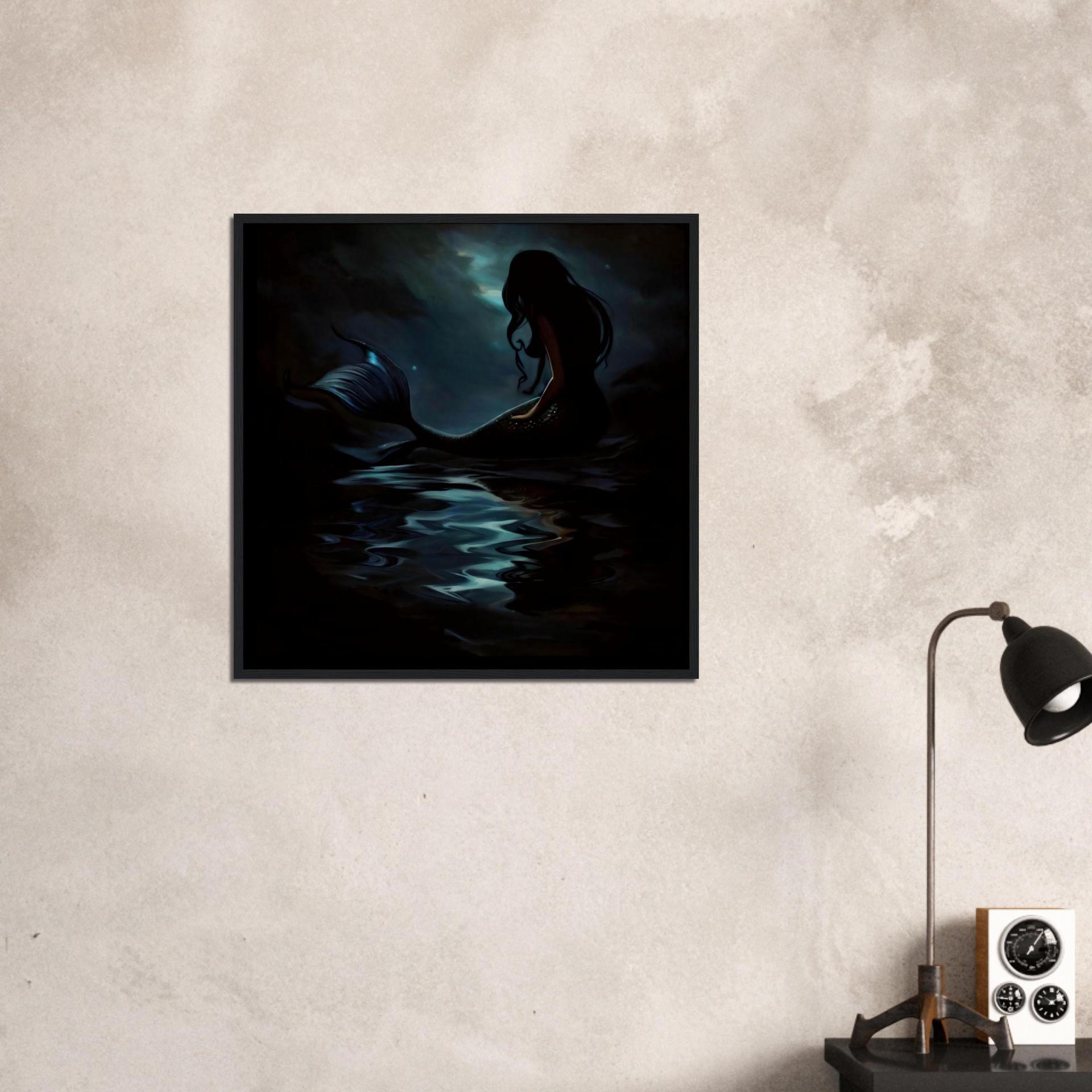 Mermaid Print - Framed or Unframed - Original Art - Print on Paper