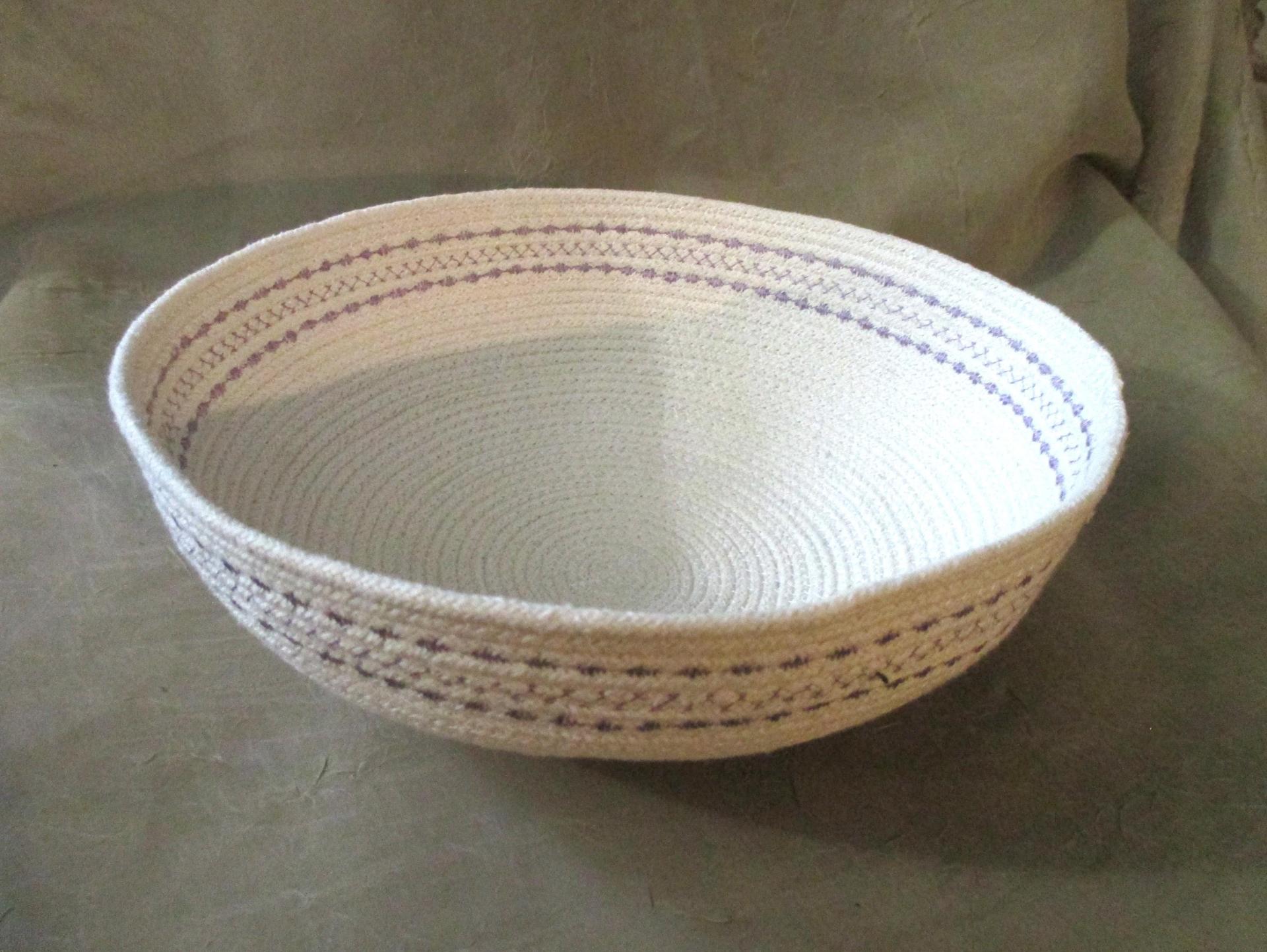 Cotton Rope Basket, Gift Basket, Catch all bowl