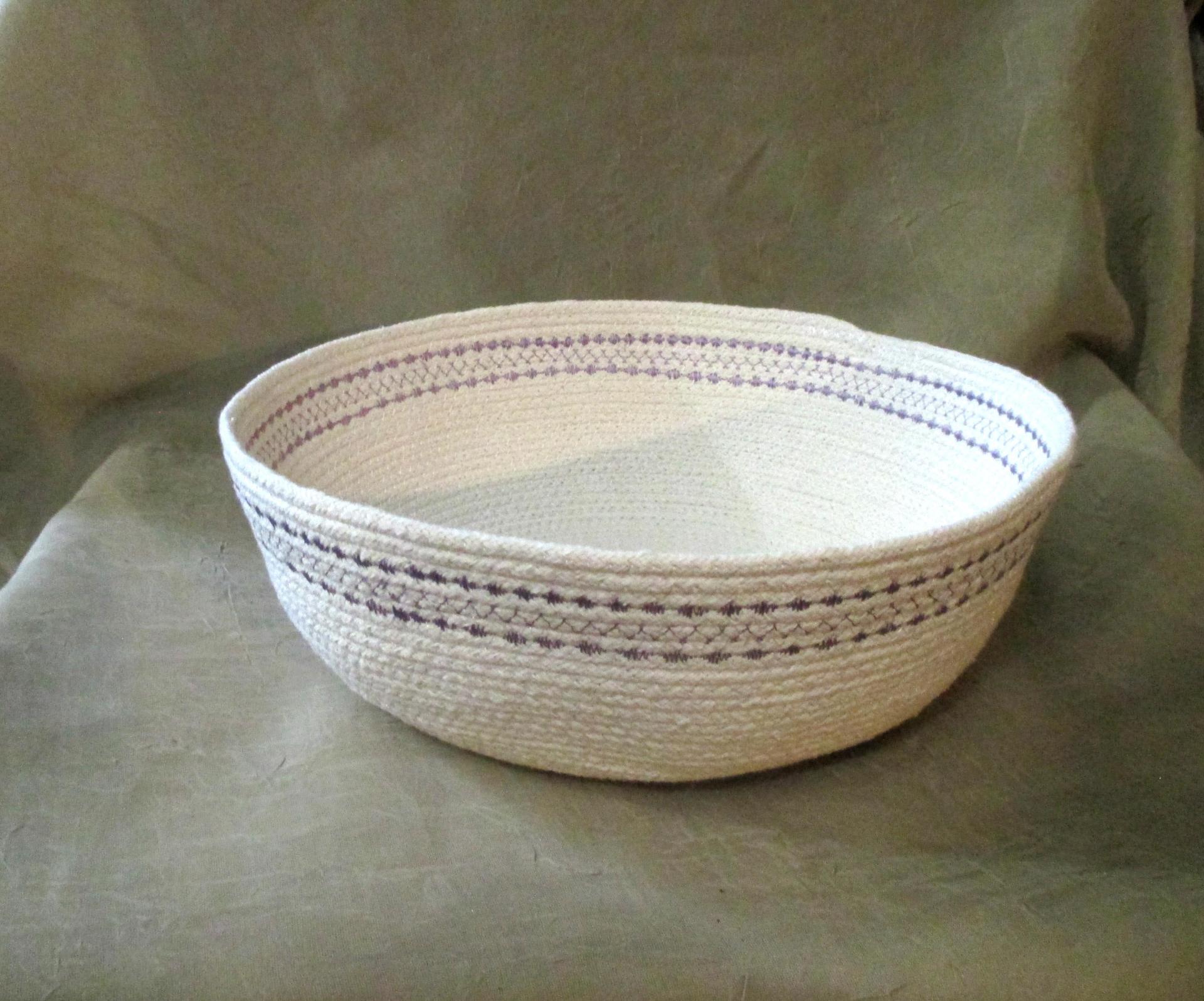Cotton Rope Basket, Gift Basket, Catch all bowl