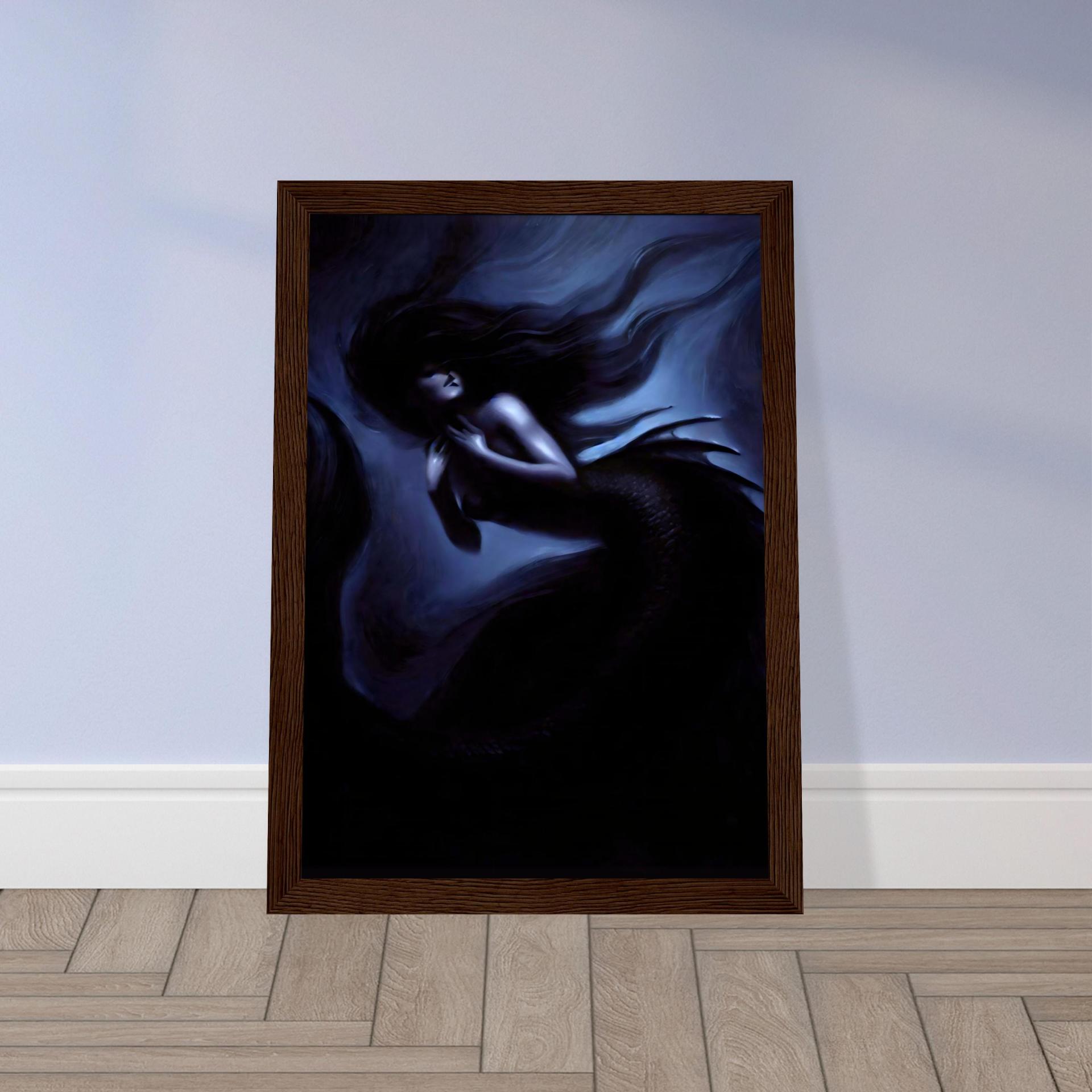 Mermaid Print - Framed or Unframed - Original Art - Print on Paper