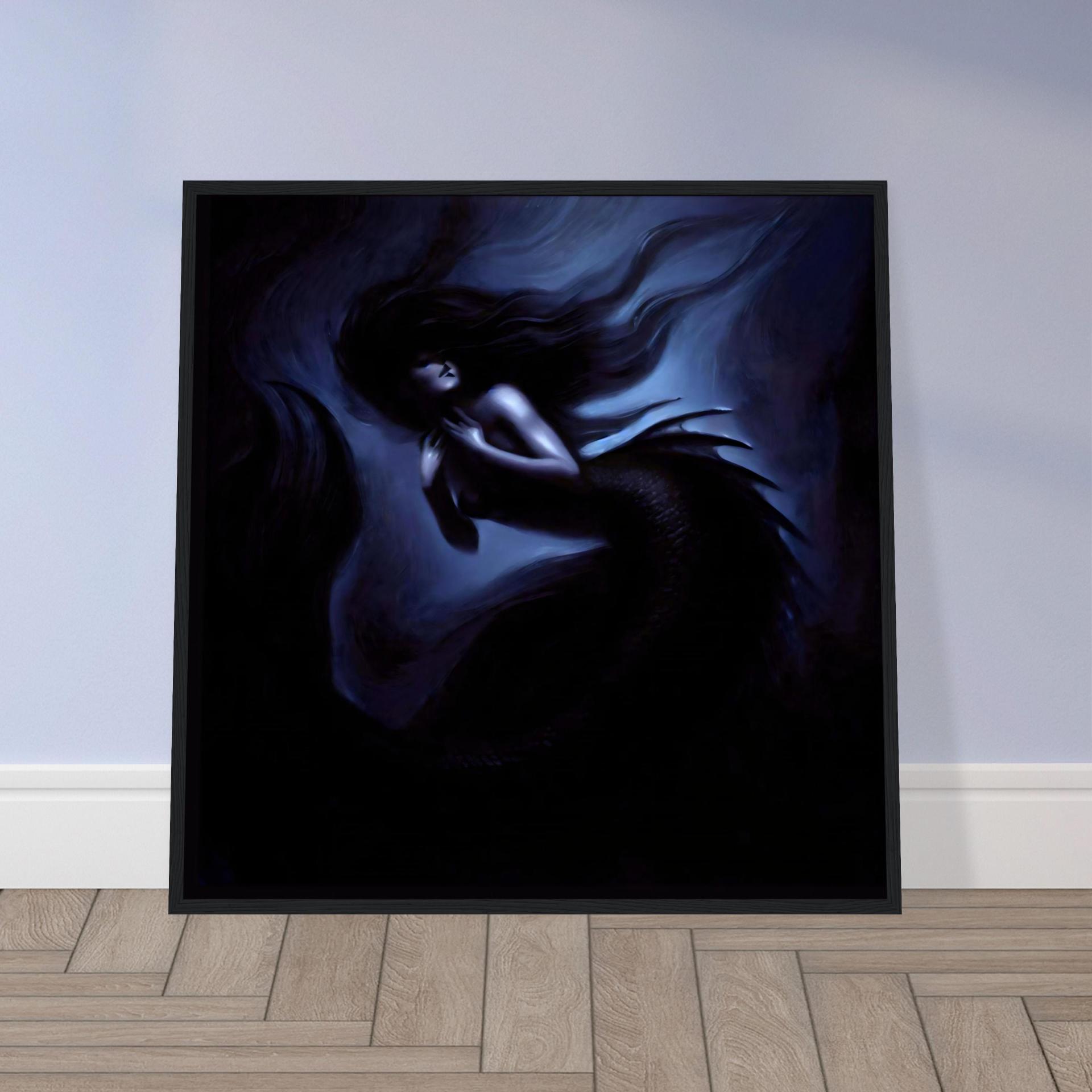 Mermaid Print - Framed or Unframed - Original Art - Print on Paper