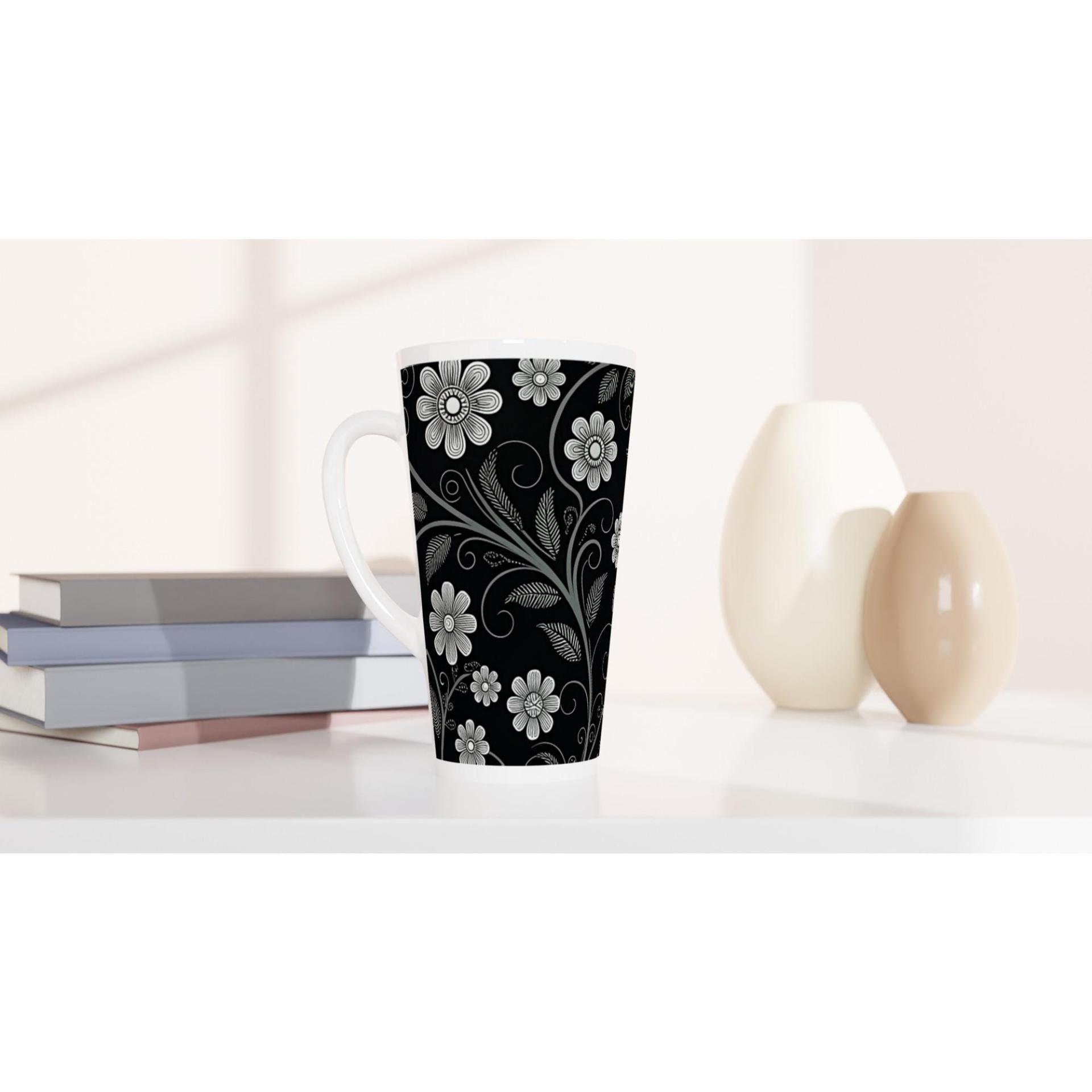 Latte 17oz Ceramic Mug - Coffee or Tea Cup, Extra Tall