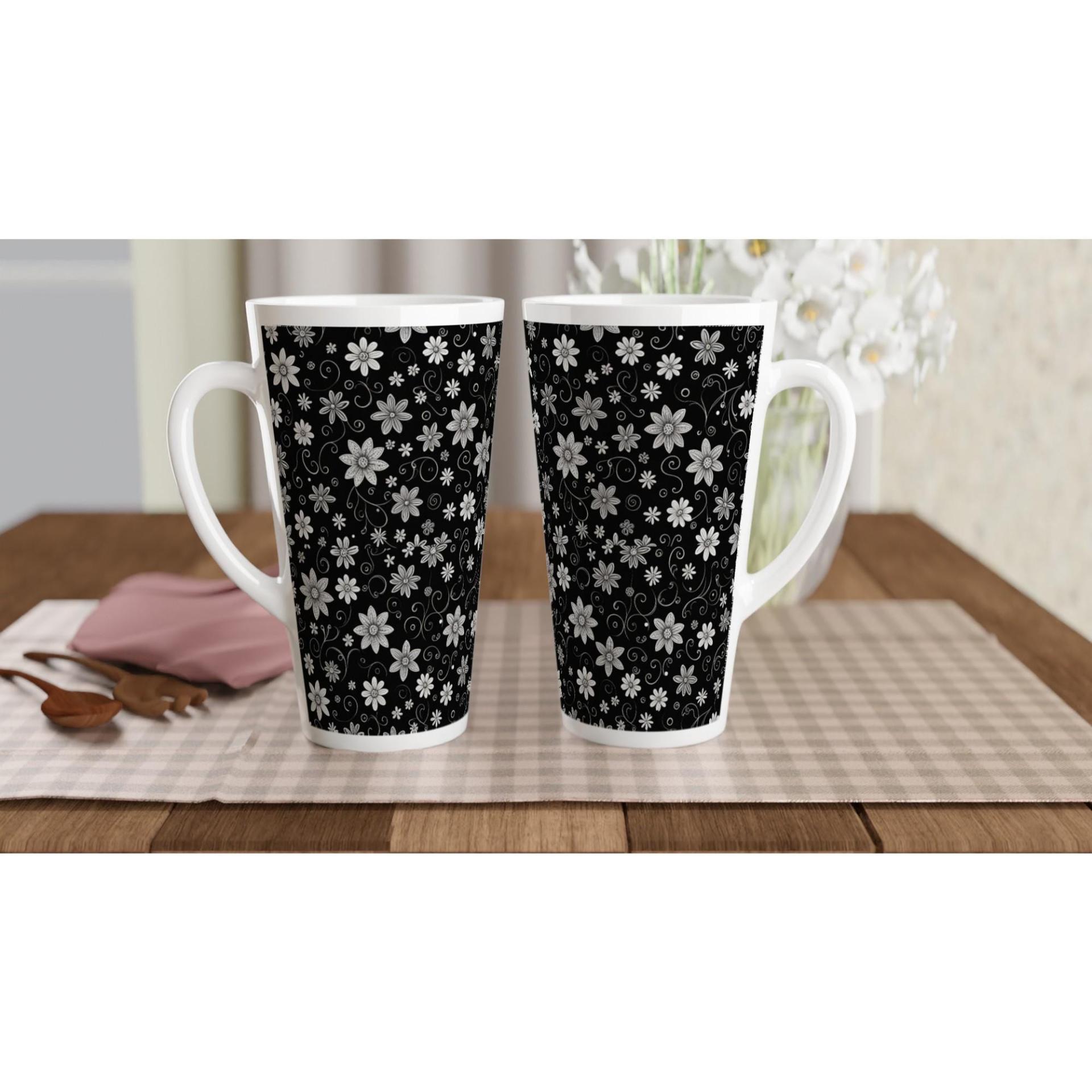 Latte 17oz Ceramic Mug - Coffee or Tea Cup, Extra Tall