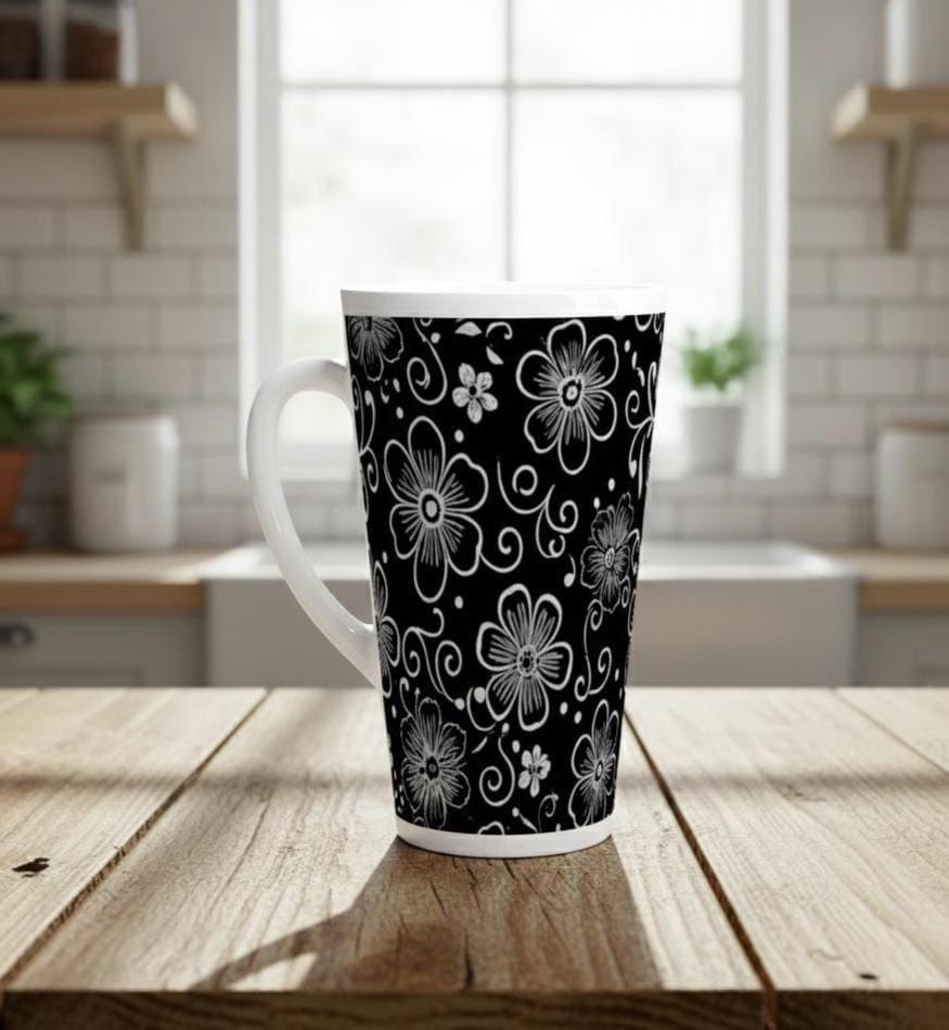 Latte 17oz Ceramic Mug - Coffee or Tea Cup, Extra Tall