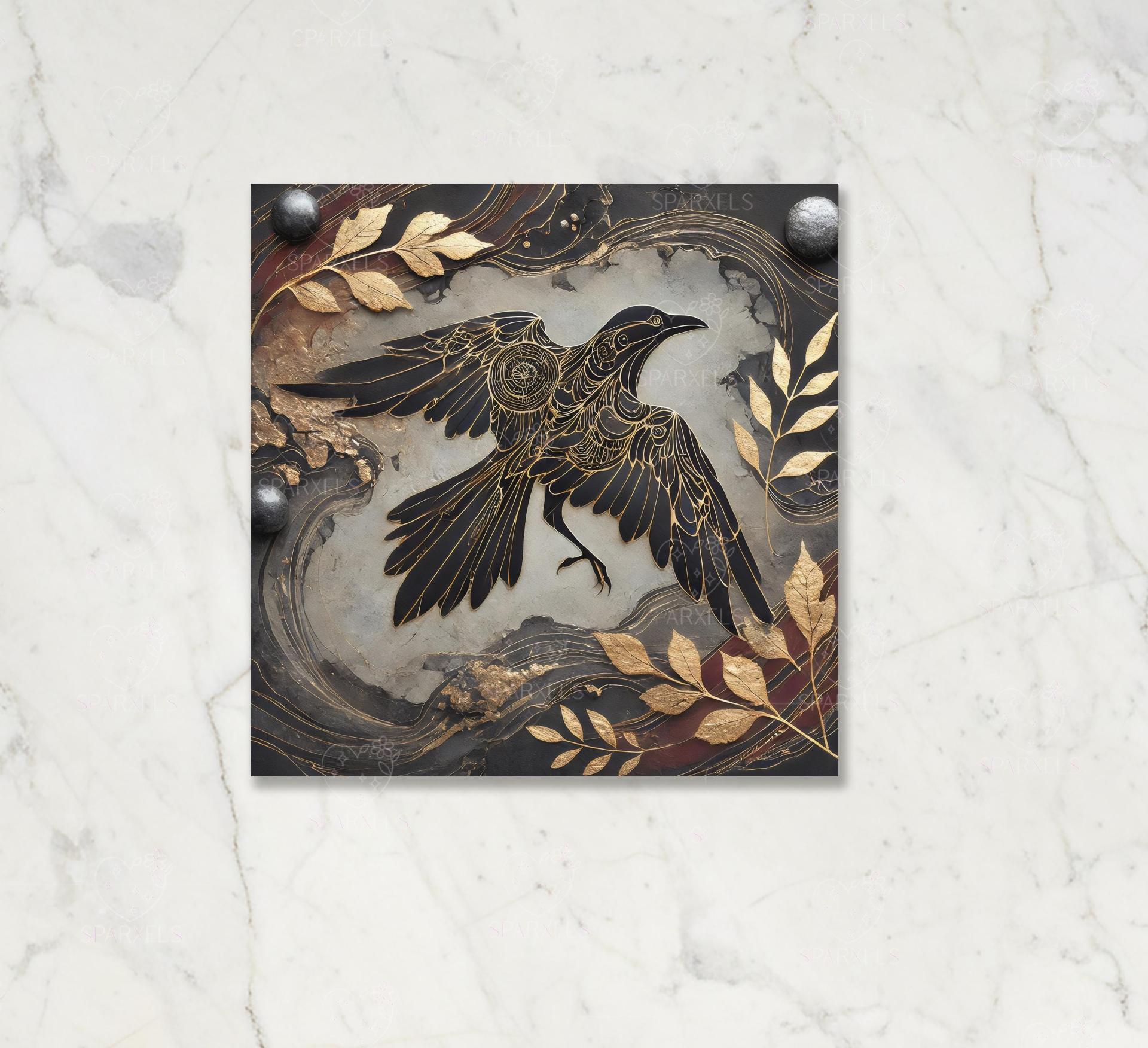 Raven - Large Cards, Notecards, Birthday, Invites