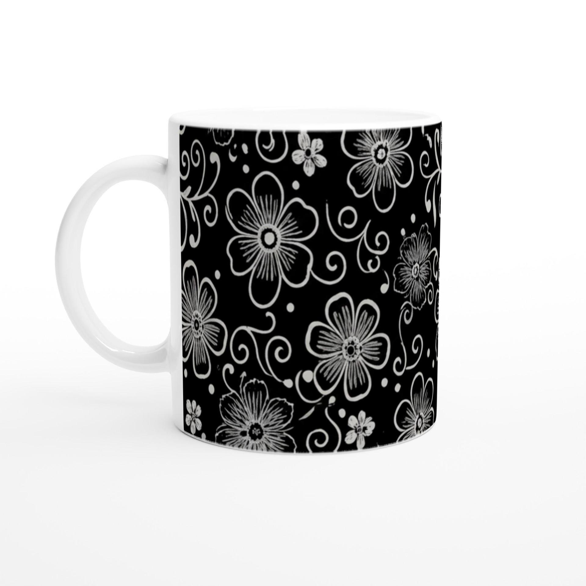 Floral Cups -  Large and Small Ceramic Mug