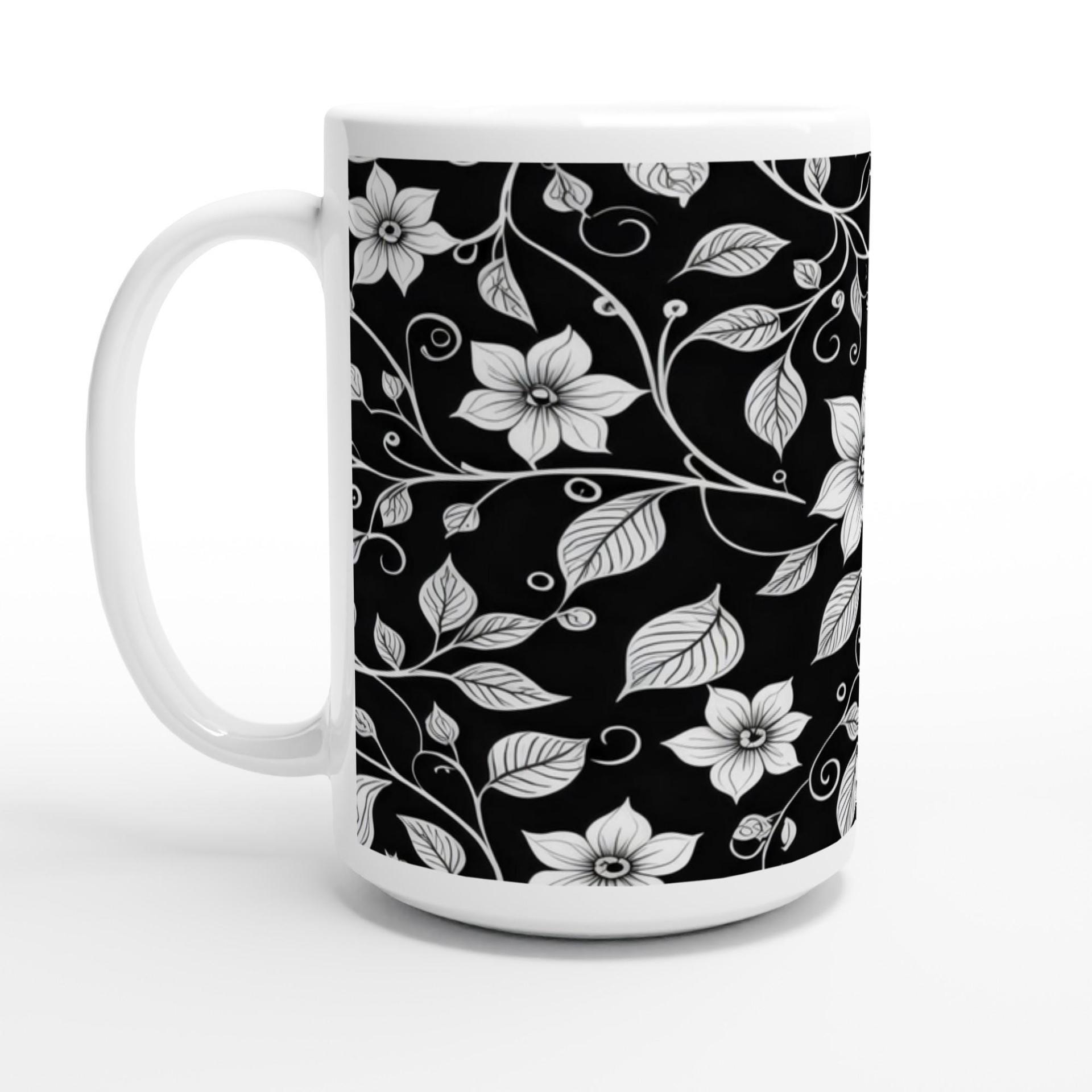 Floral Cups -  Large and Small Ceramic Mug