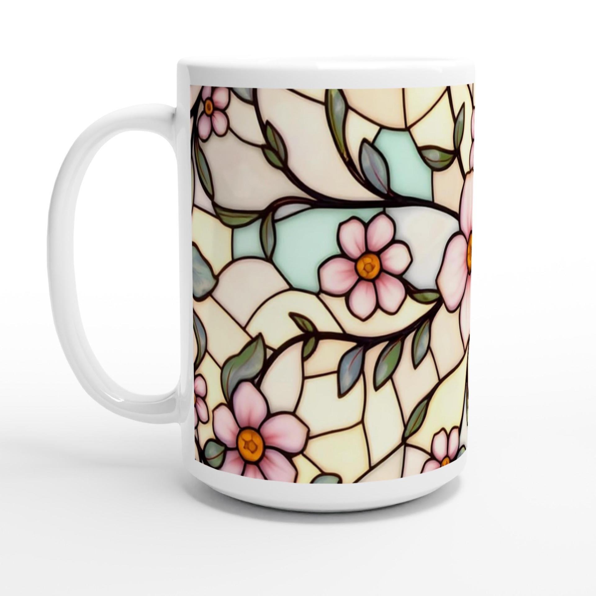 Floral Cups -  Large and Small Ceramic Mug