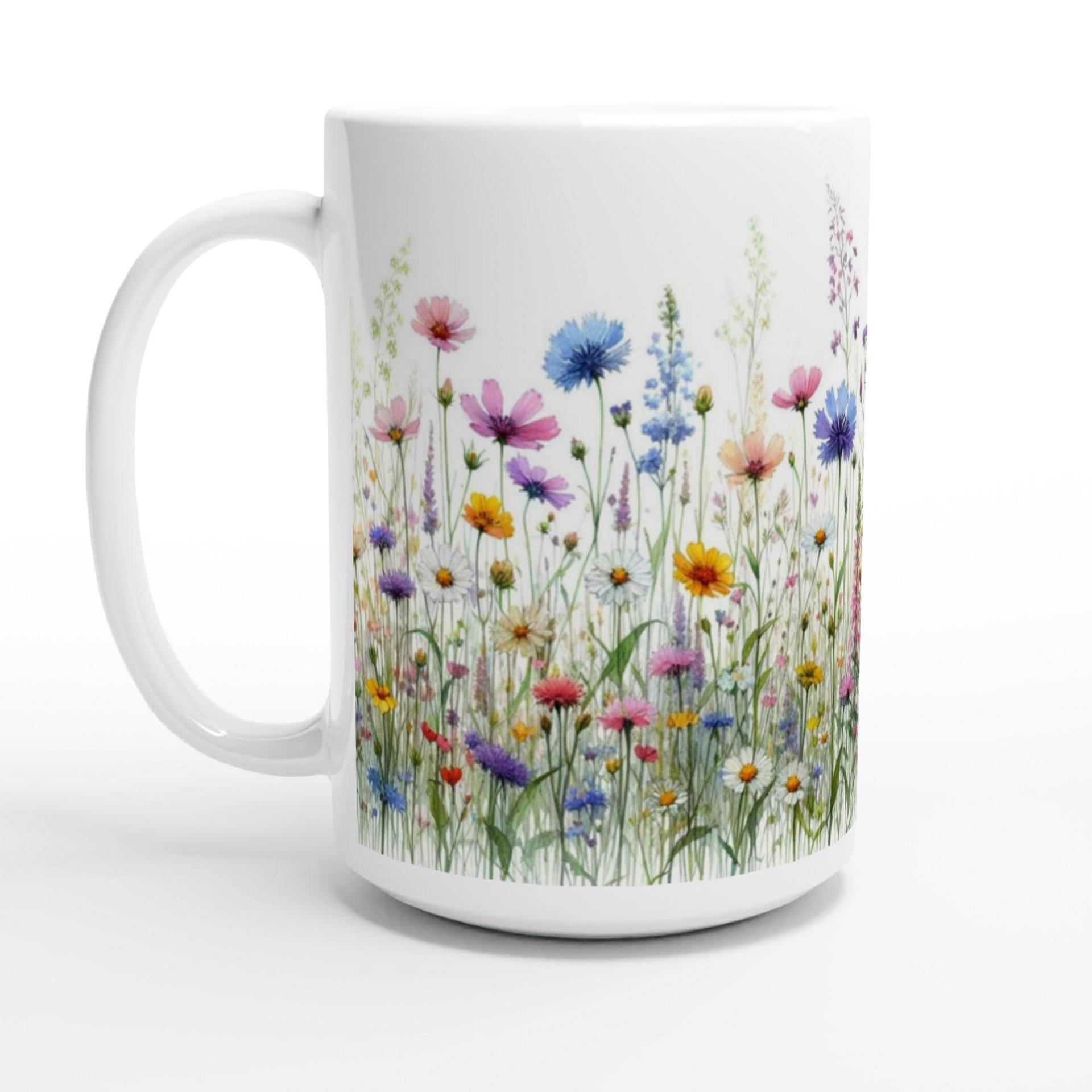 Floral Cups -  Large and Small Ceramic Mugs