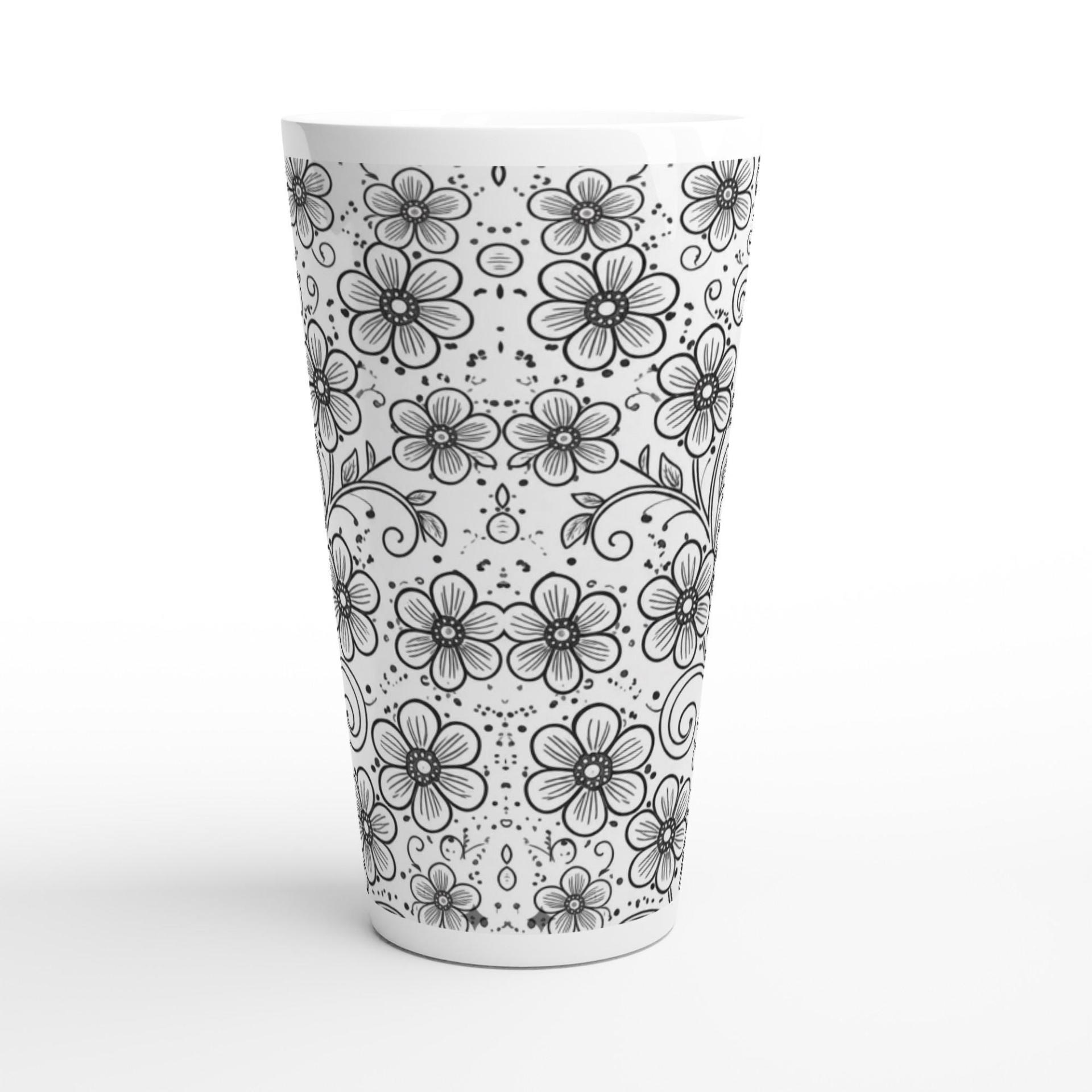 Latte 17oz Ceramic Mug - Coffee or Tea Cup, Extra Tall