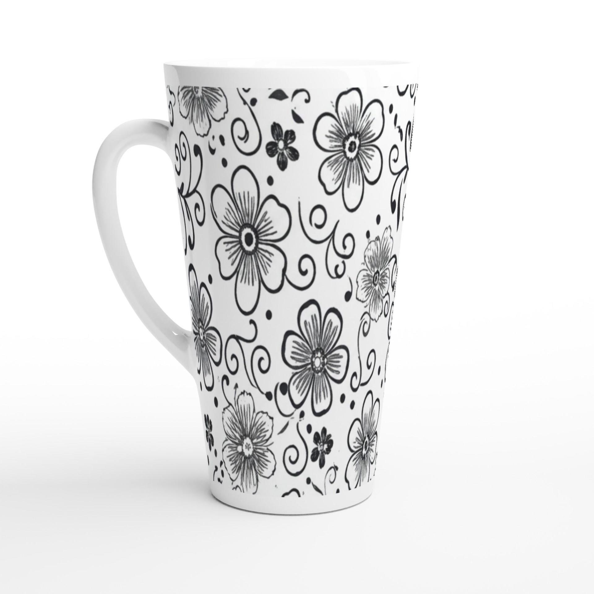 Latte 17oz Ceramic Mug - Coffee or Tea Cup, Extra Tall