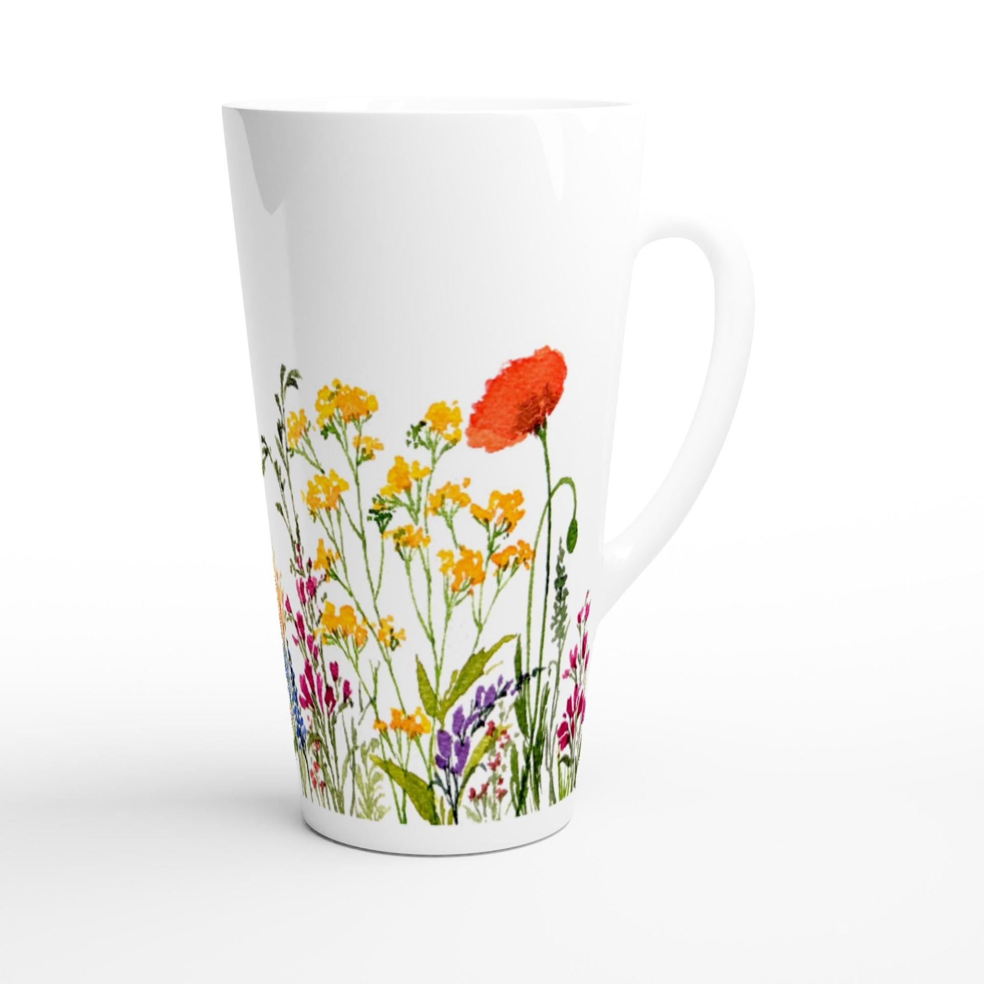 Latte 17oz Ceramic Mug - Coffee or Tea Cup, Extra Tall